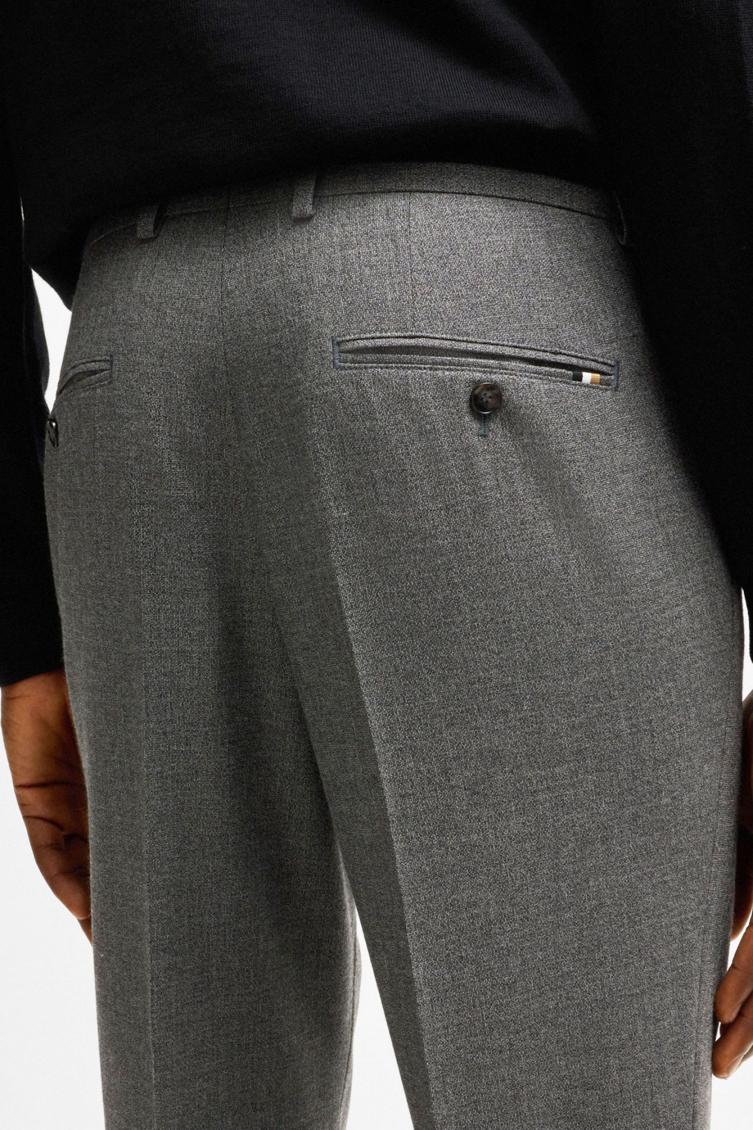 BOSS ΠΑΝΤΕΛΟΝΙ CHINO SLIM FIT H-GENIUS-DTL-243 ΓΚΡΙ φωτογραφία