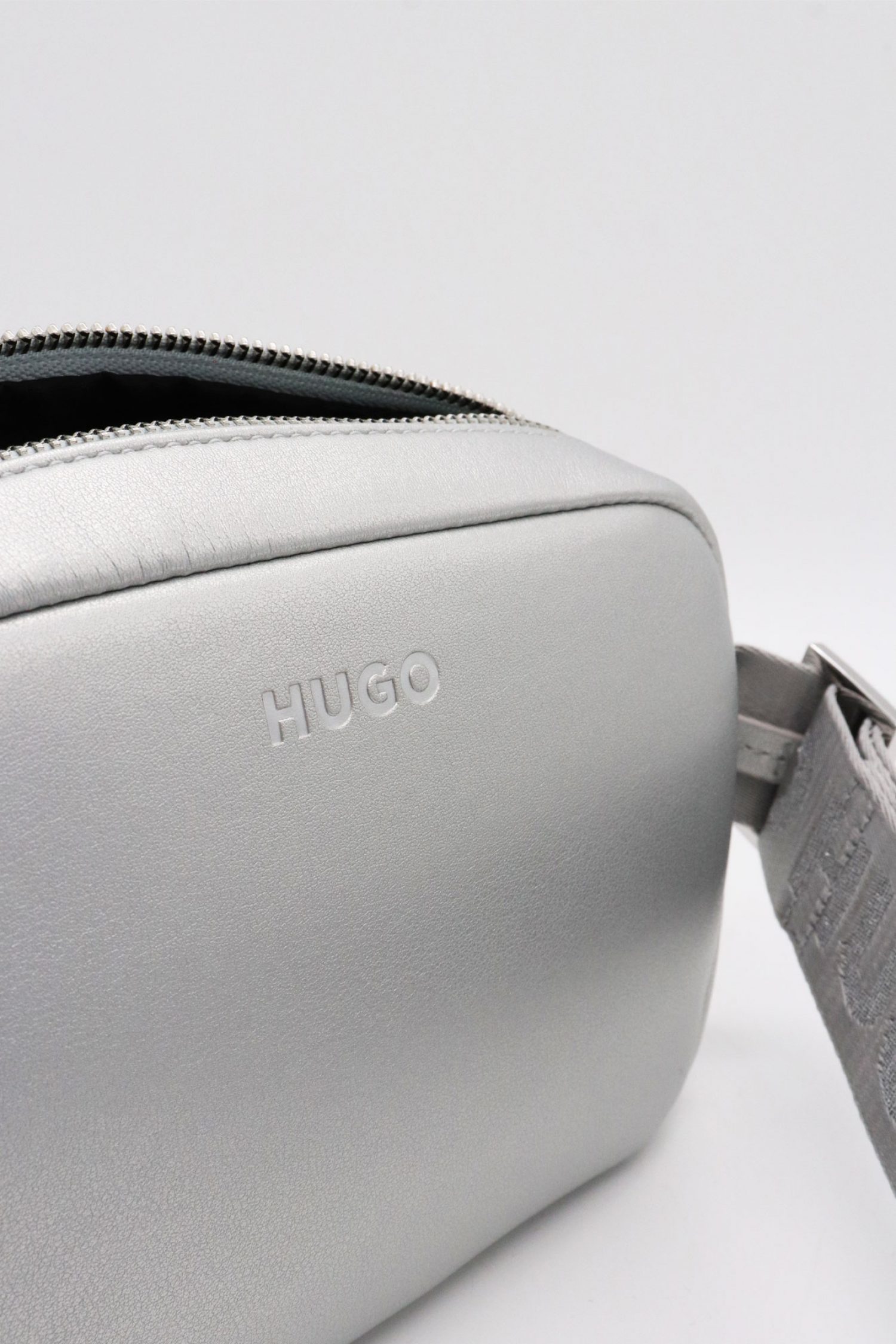 HUGO ΤΣΑΝΤΑ BEL CROSSBODY W.L.-L LOGO ΑΣΗΜΙ