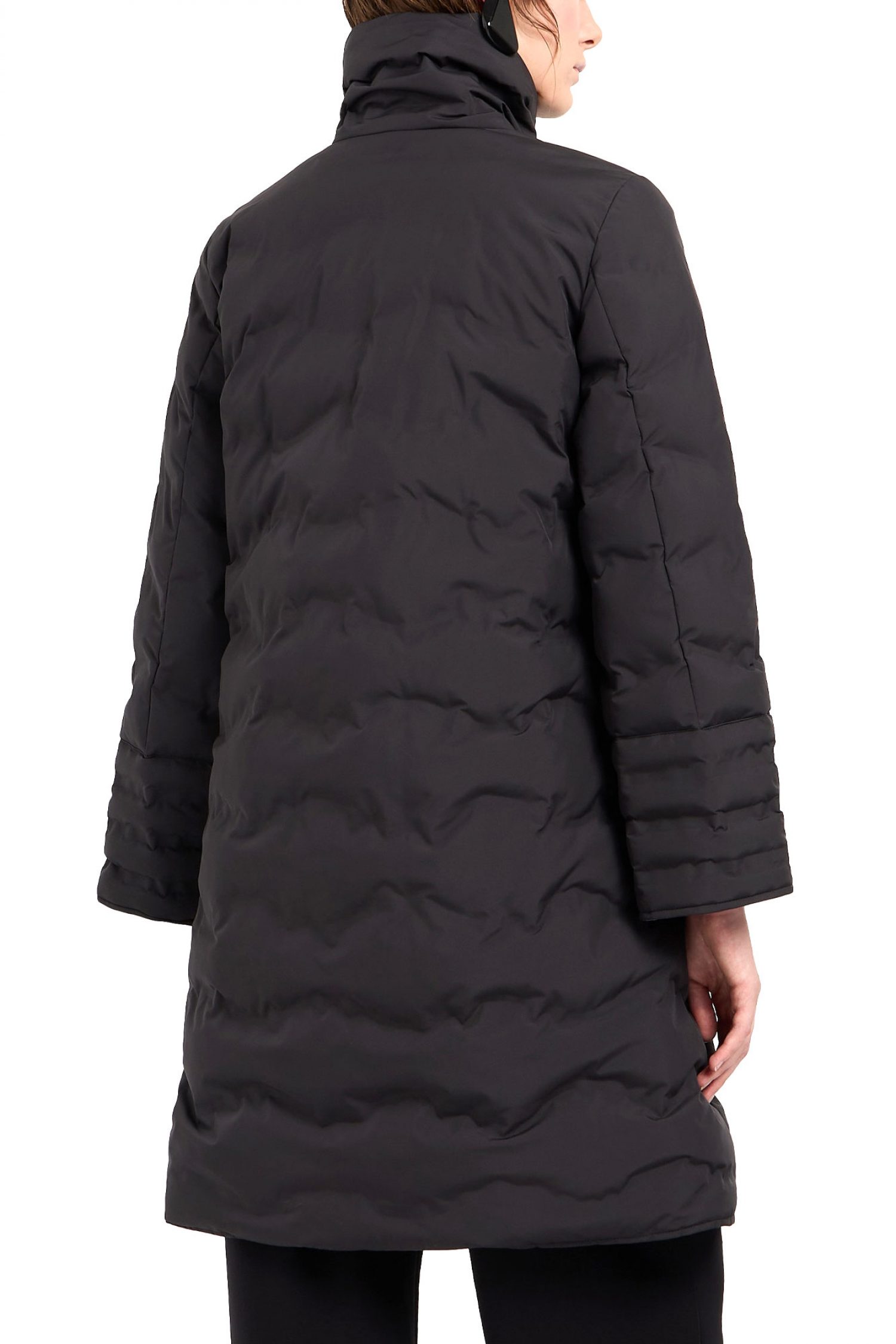 EMPORIO ARMANI ΜΠΟΥΦΑΝ ΦΟΥΣΚΩΤΟ ΔΙΠΛΗΣ ΟΨΕΩΣ ΜΑΥΡΟ / ΒΙΟΛΕΤΙ