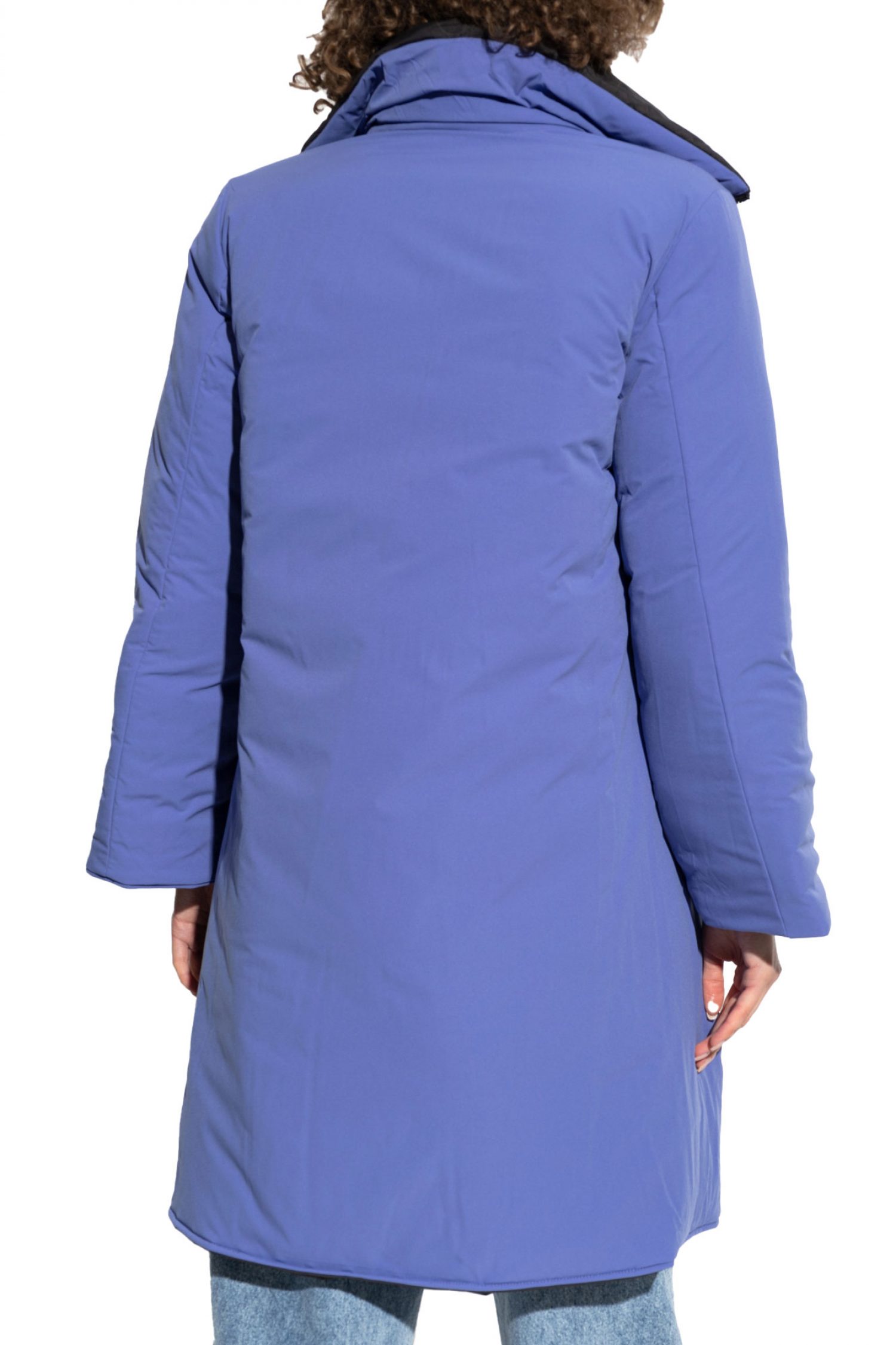 EMPORIO ARMANI ΜΠΟΥΦΑΝ ΦΟΥΣΚΩΤΟ ΔΙΠΛΗΣ ΟΨΕΩΣ ΜΑΥΡΟ / ΒΙΟΛΕΤΙ