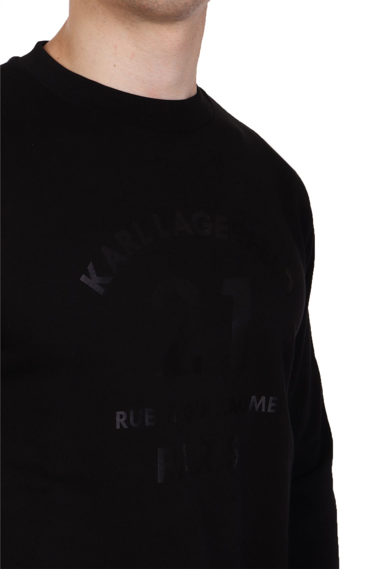 KARL LAGERFELD ΦΟΥΤΕΡ CREW NECK BIG LOGO 21 RUE ST ΜΑΥΡΟ