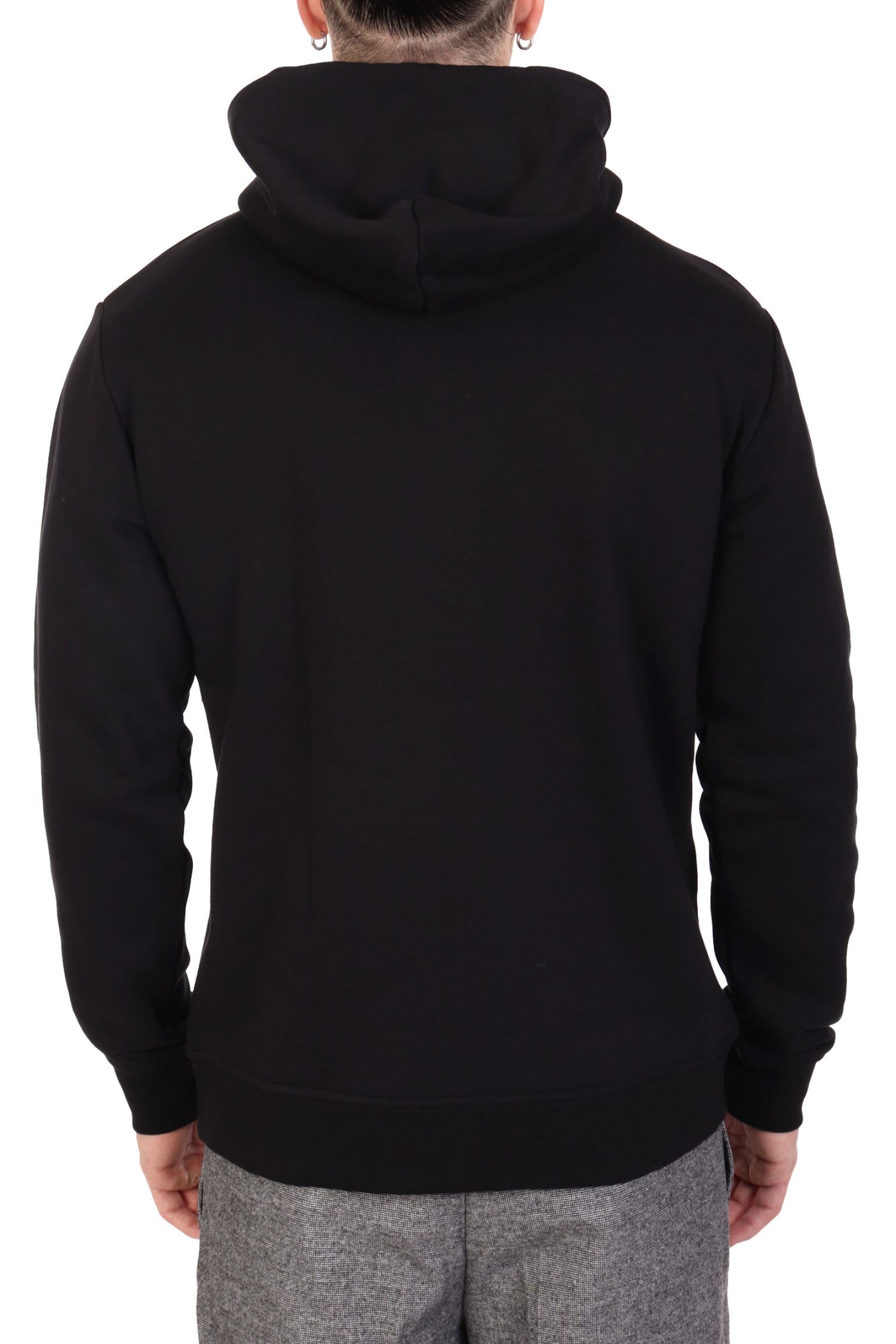 KARL LAGERFELD ΦΟΥΤΕΡ HOODIE GOLD LOGO ΜΑΥΡΟ