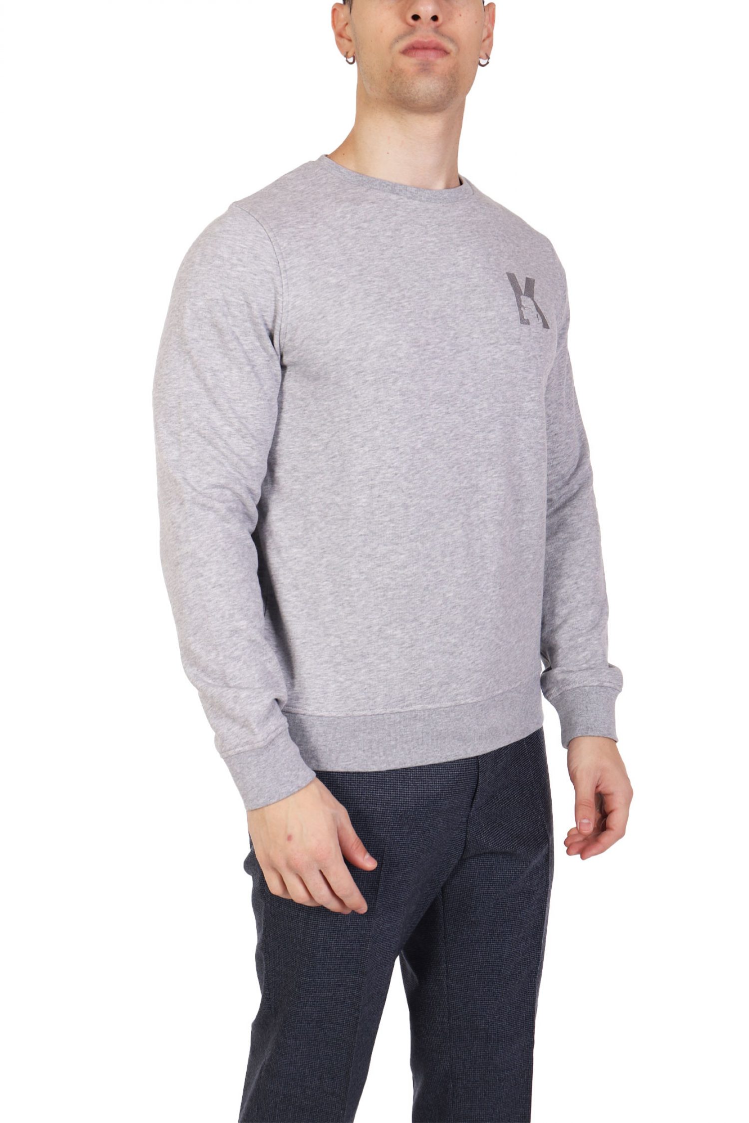 KARL LAGERFELD ΦΟΥΤΕΡ CREWNECK LOGO ΓΚΡΙ