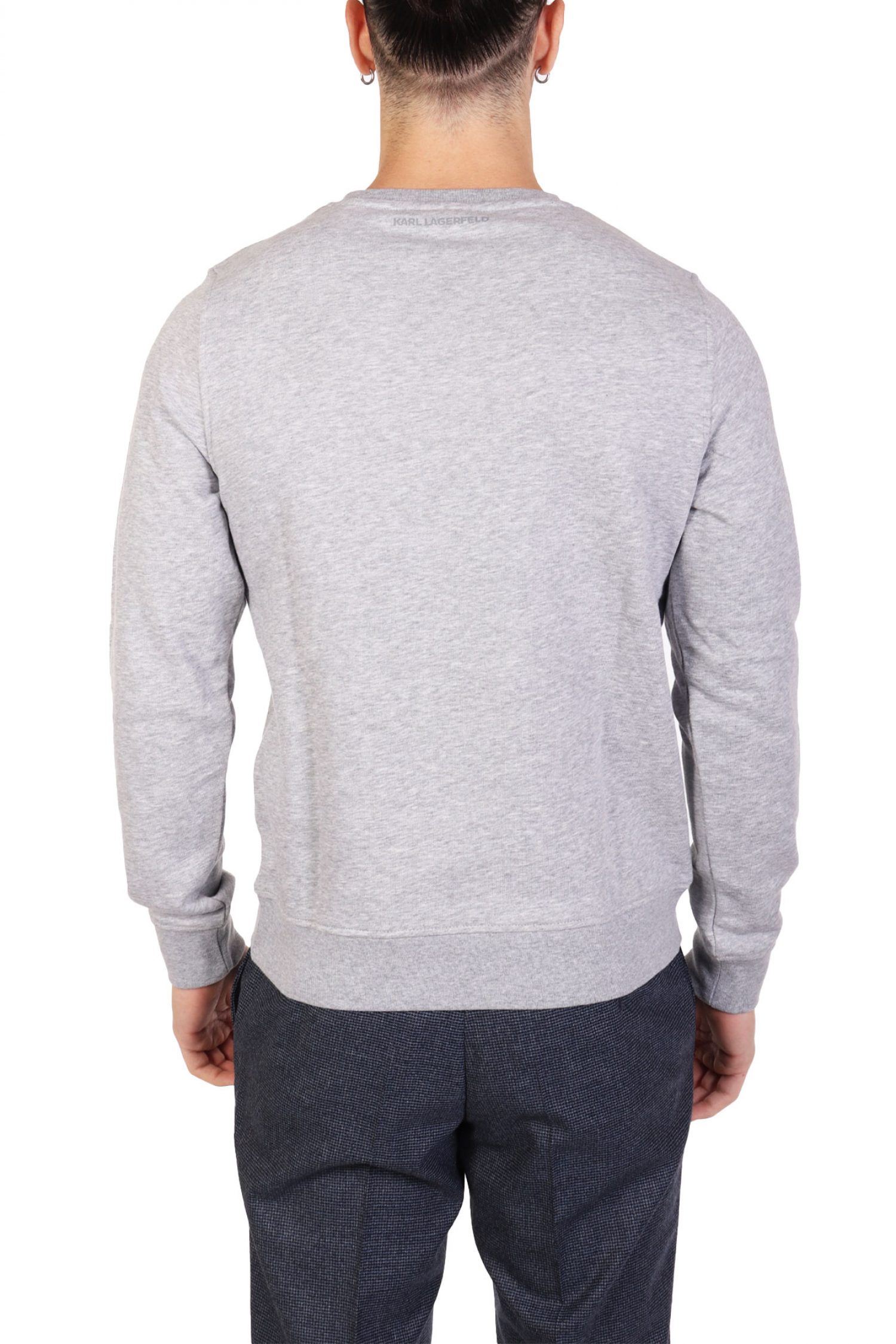 KARL LAGERFELD ΦΟΥΤΕΡ CREWNECK LOGO ΓΚΡΙ φωτογραφία