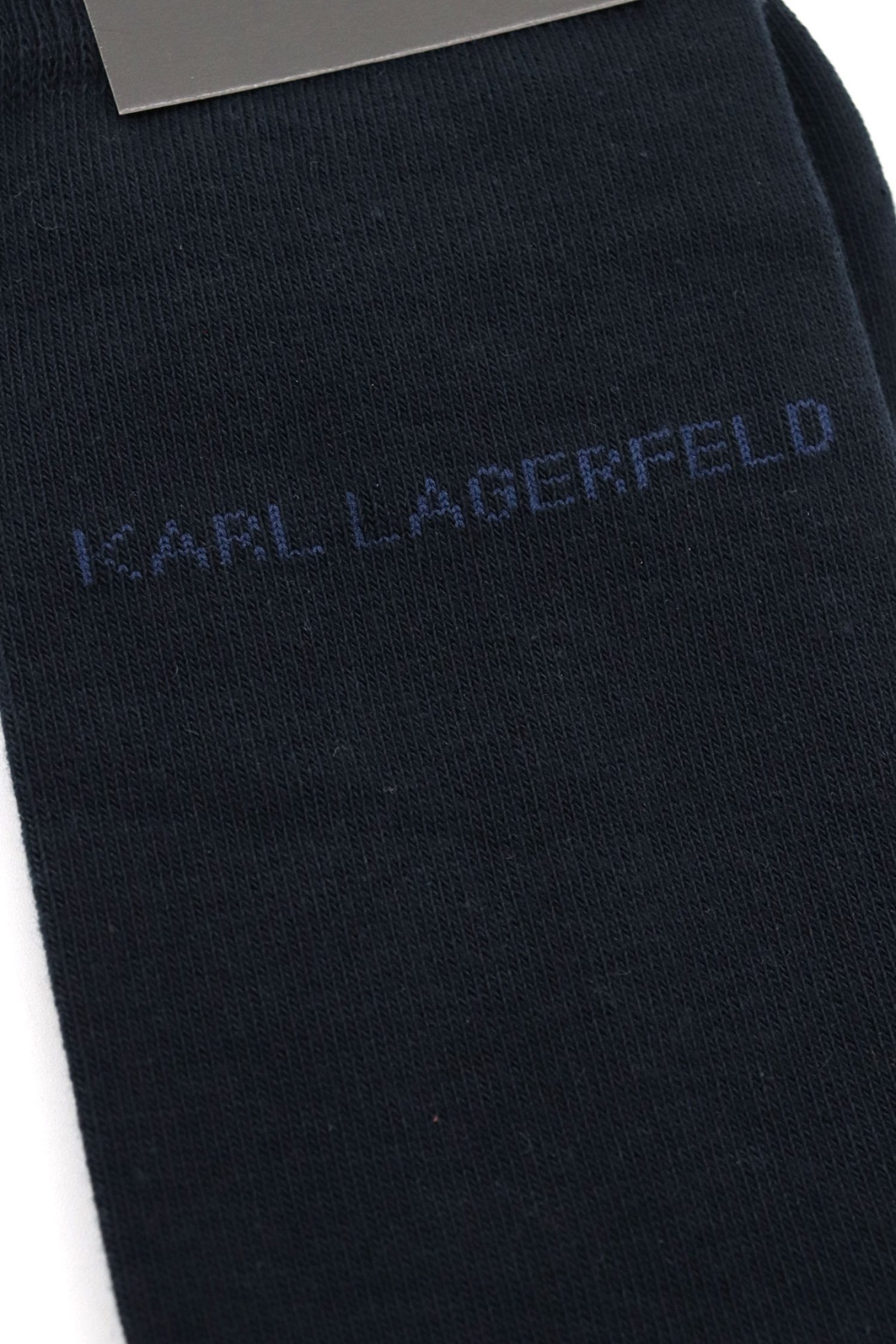 KARL LAGERFELD ΚΑΛΤΣΕΣ LOGO ΜΠΛΕ φωτογραφία