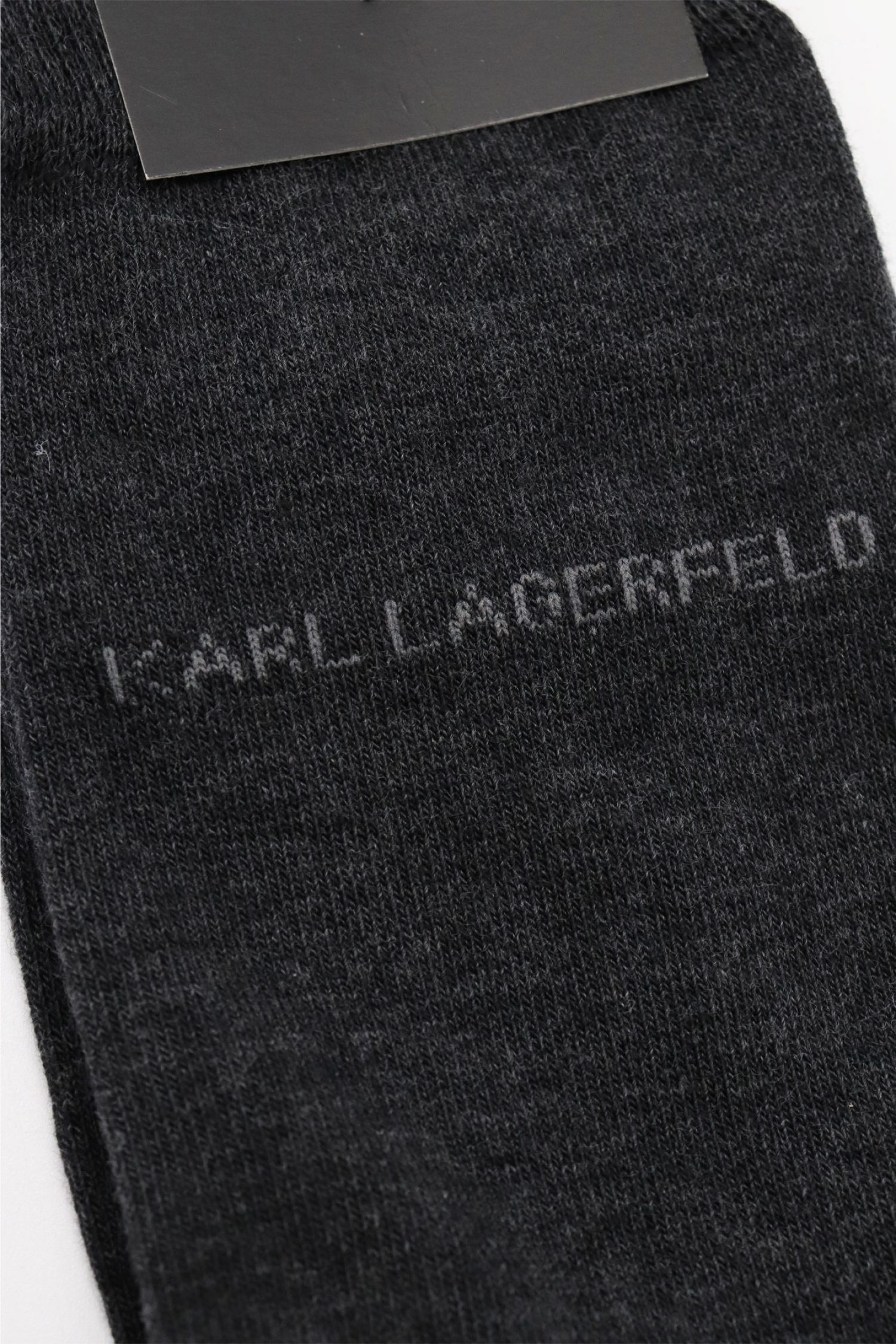 KARL LAGERFELD ΚΑΛΤΣΕΣ LOGO ΓΚΡΙ