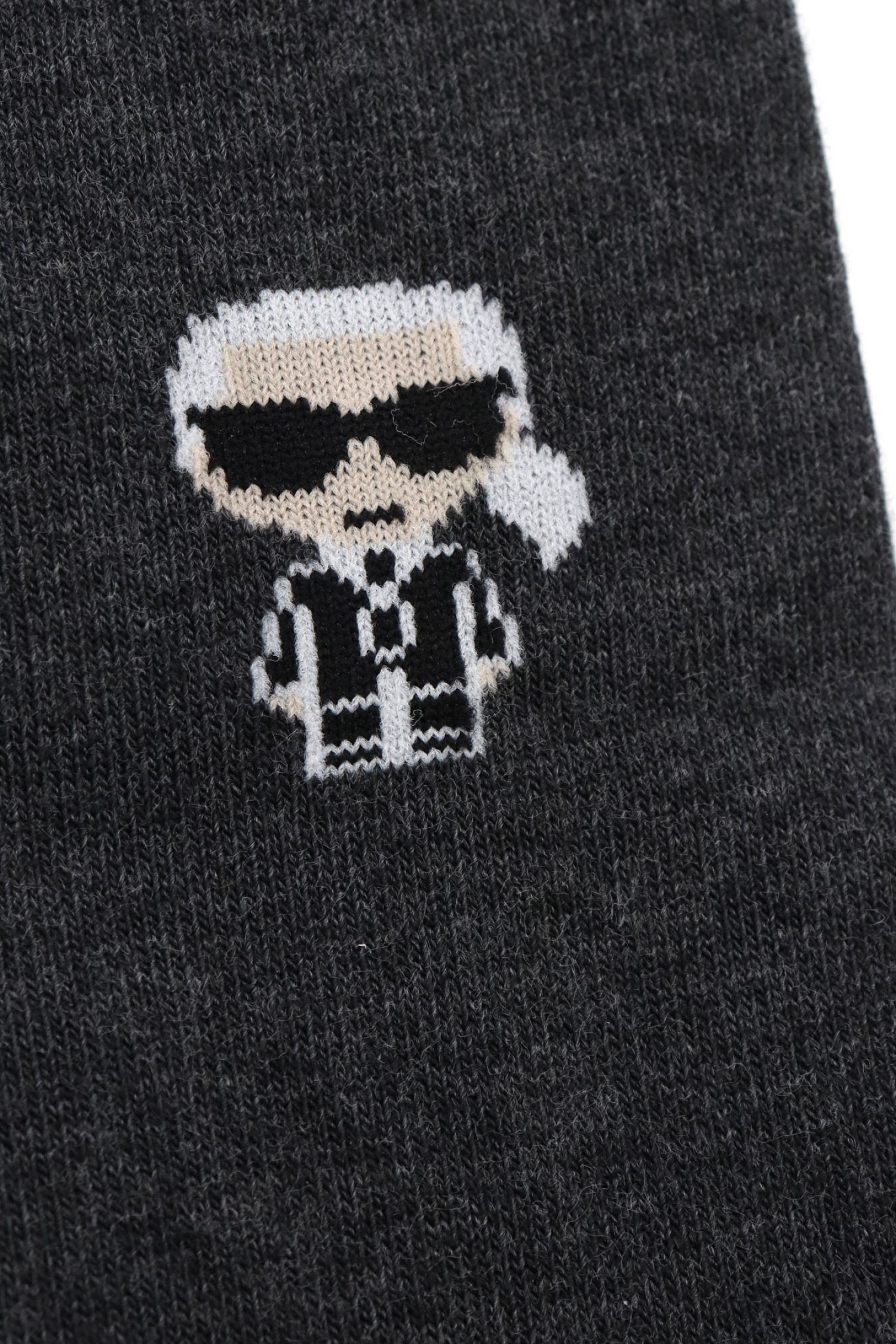 KARL LAGERFELD ΚΑΛΤΣΕΣ LOGO ΓΚΡΙ φωτογραφία