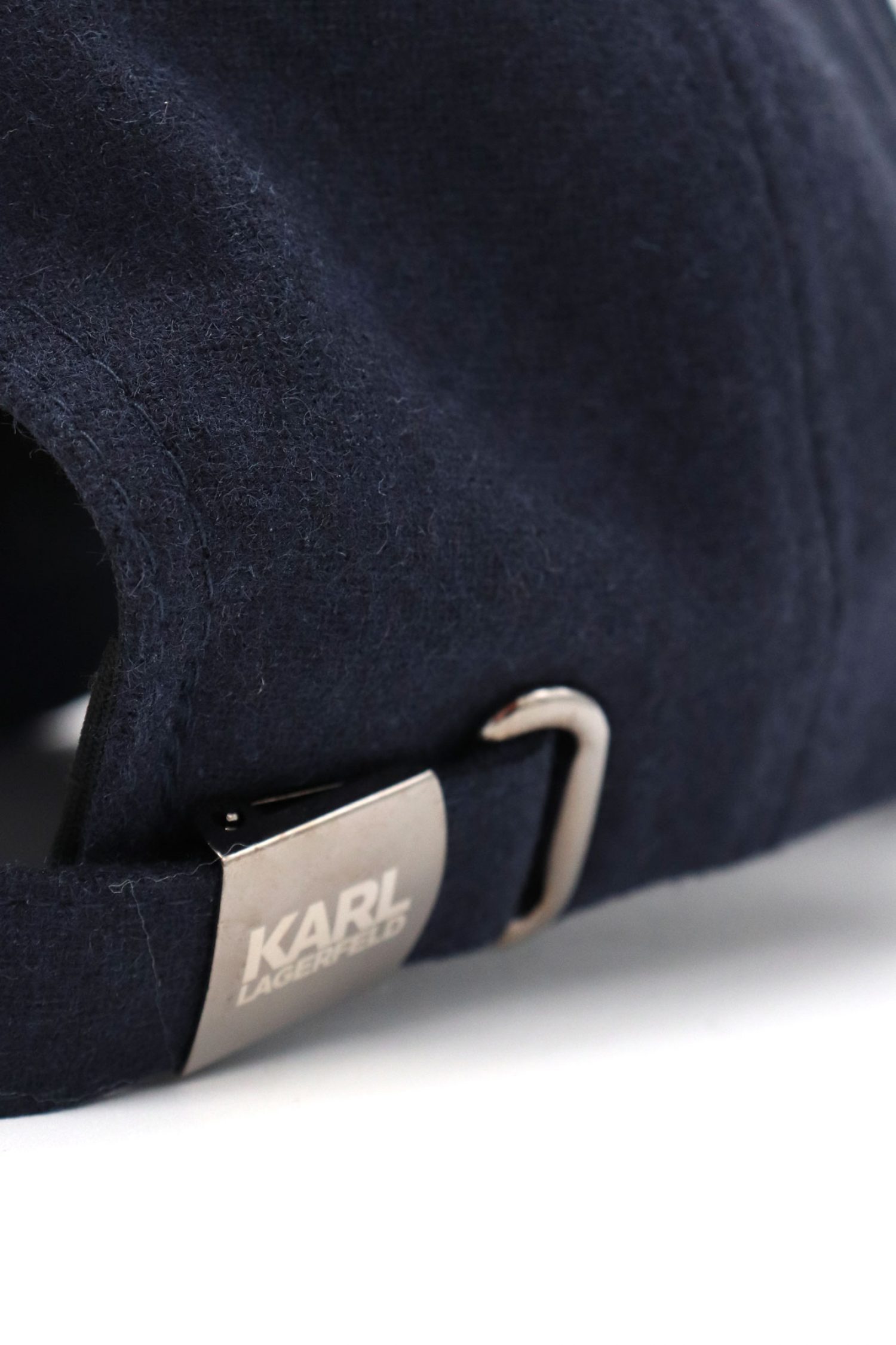 KARL LAGERFELD ΚΑΠΕΛΟ BASEBALL LOGO ΜΠΛΕ φωτογραφία