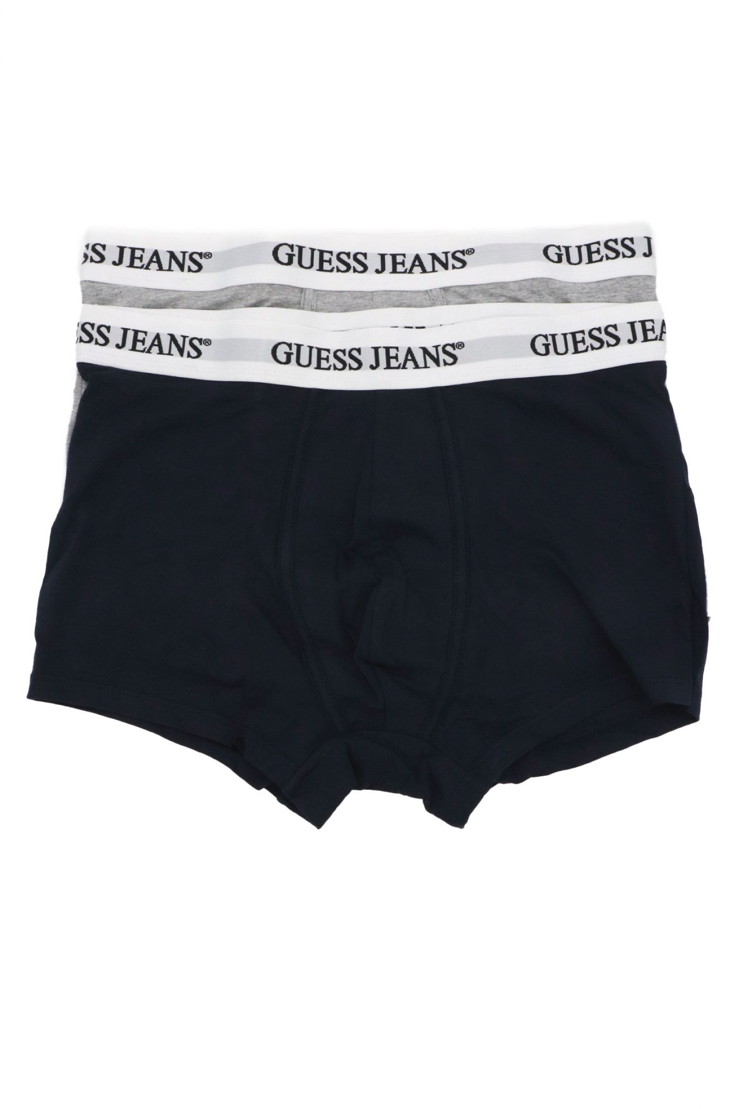 GUESS JEANS ΣΕΤ ΕΣΩΡΟΥΧΑ 2PACK COTTON STRETCH TRUNK ΜΠΛΕ-ΓΚΡΙ
