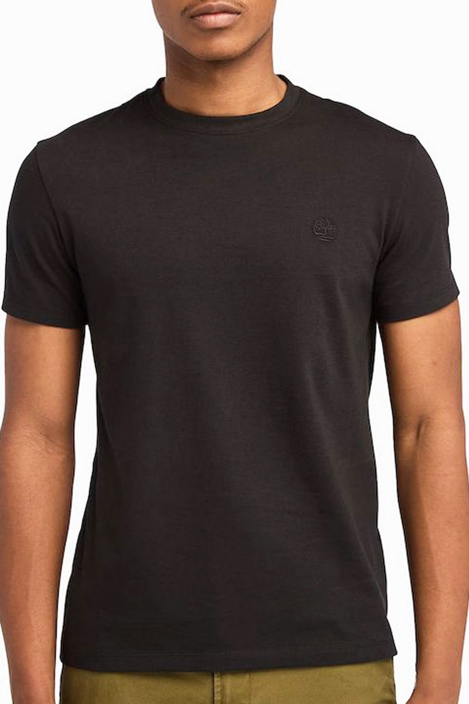 TIMBERLAND T-SHIRT SLIM FIT LOGO ΜΑΥΡΟ φωτογραφία