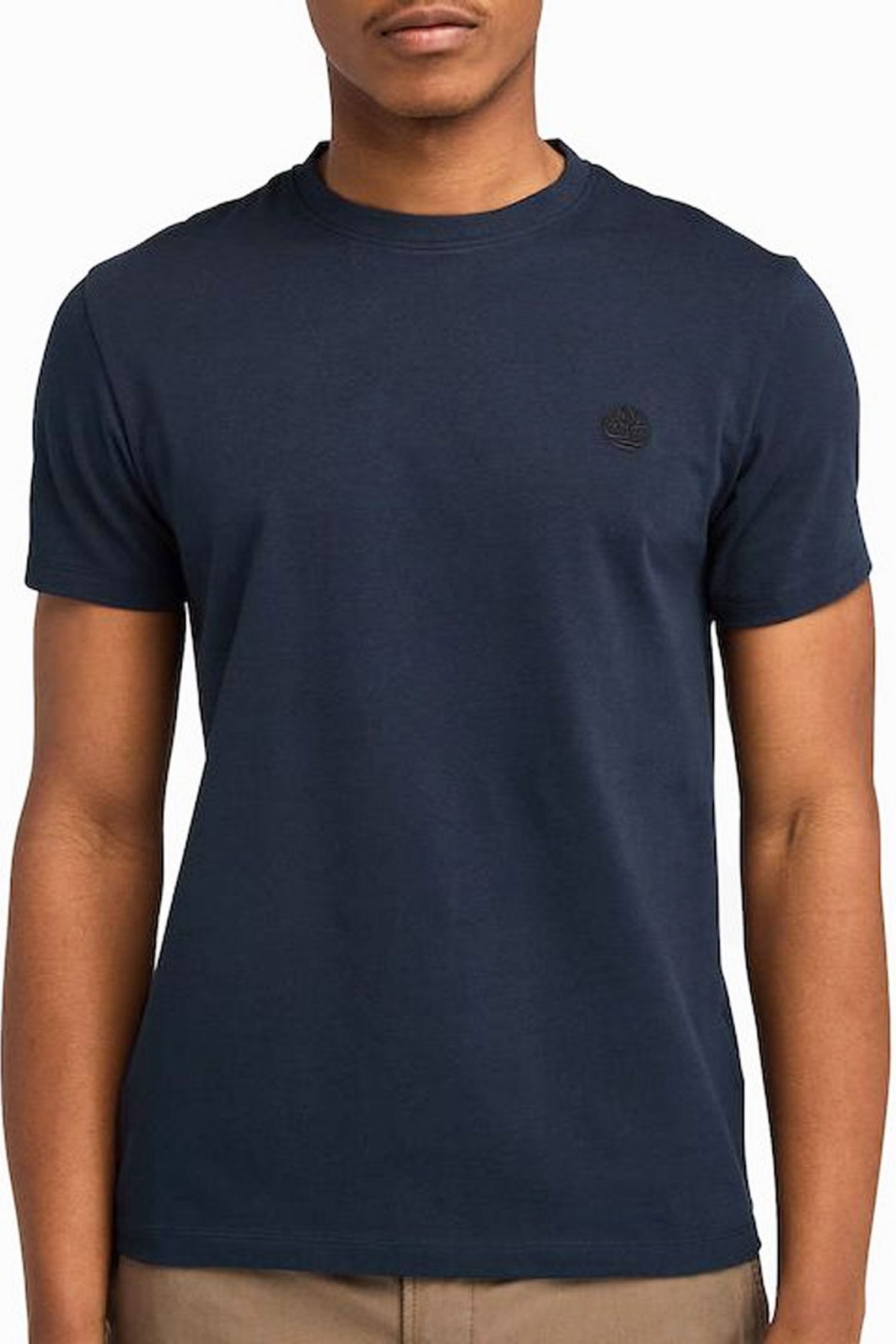 TIMBERLAND T-SHIRT SLIM FIT LOGO ΜΠΛΕ φωτογραφία
