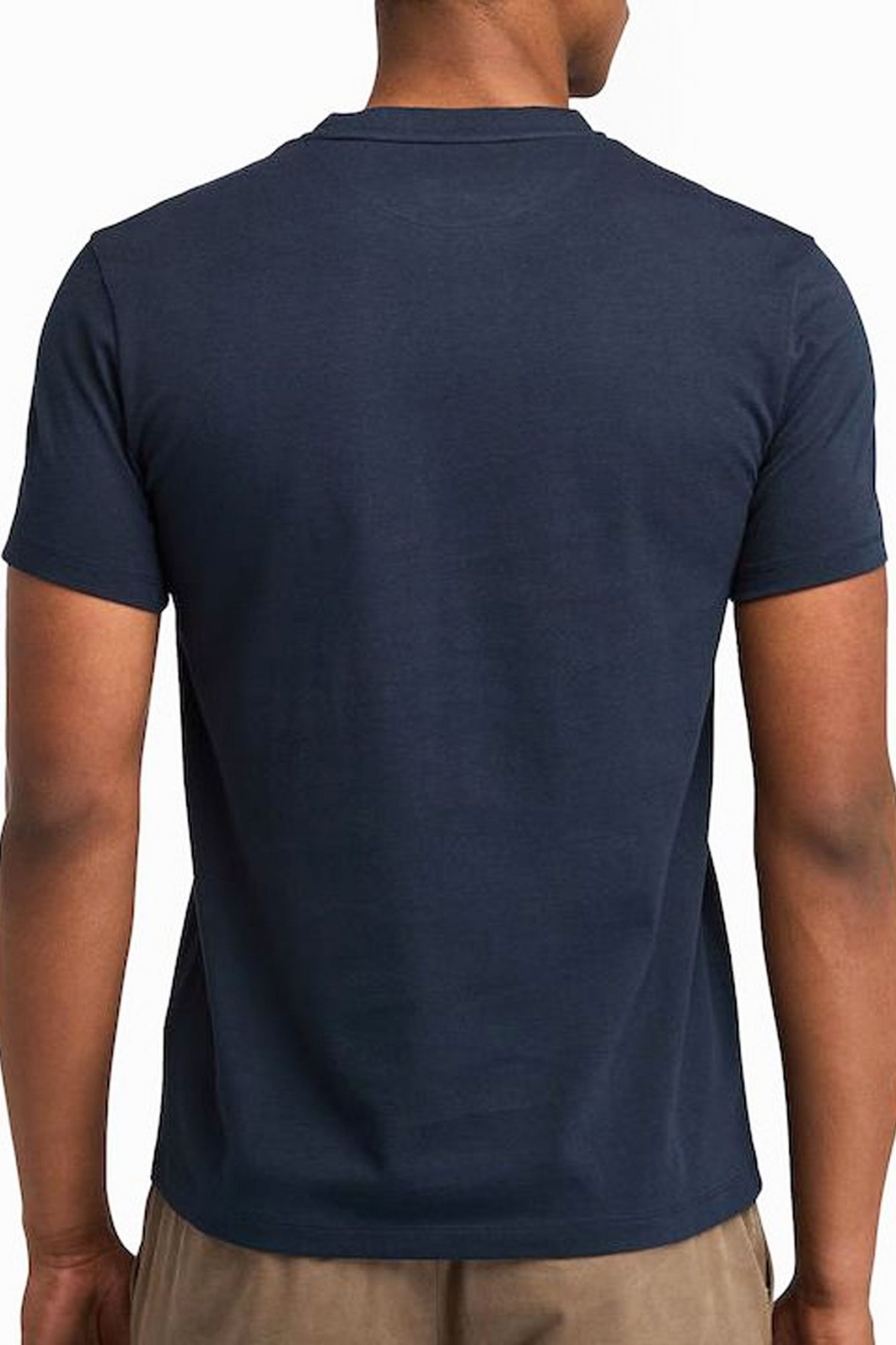 TIMBERLAND T-SHIRT SLIM FIT LOGO ΜΠΛΕ φωτογραφία