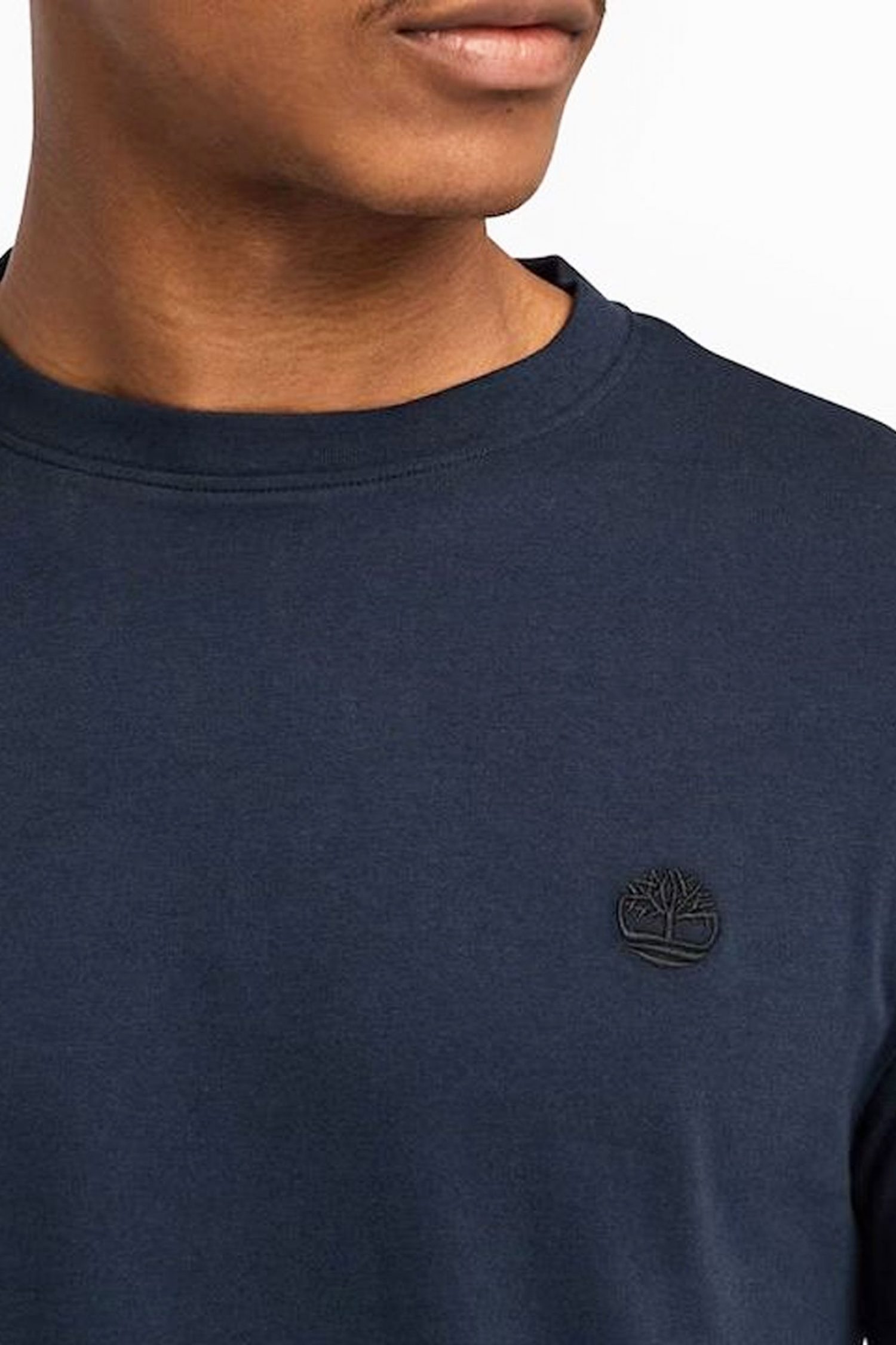 TIMBERLAND T-SHIRT SLIM FIT LOGO ΜΠΛΕ φωτογραφία