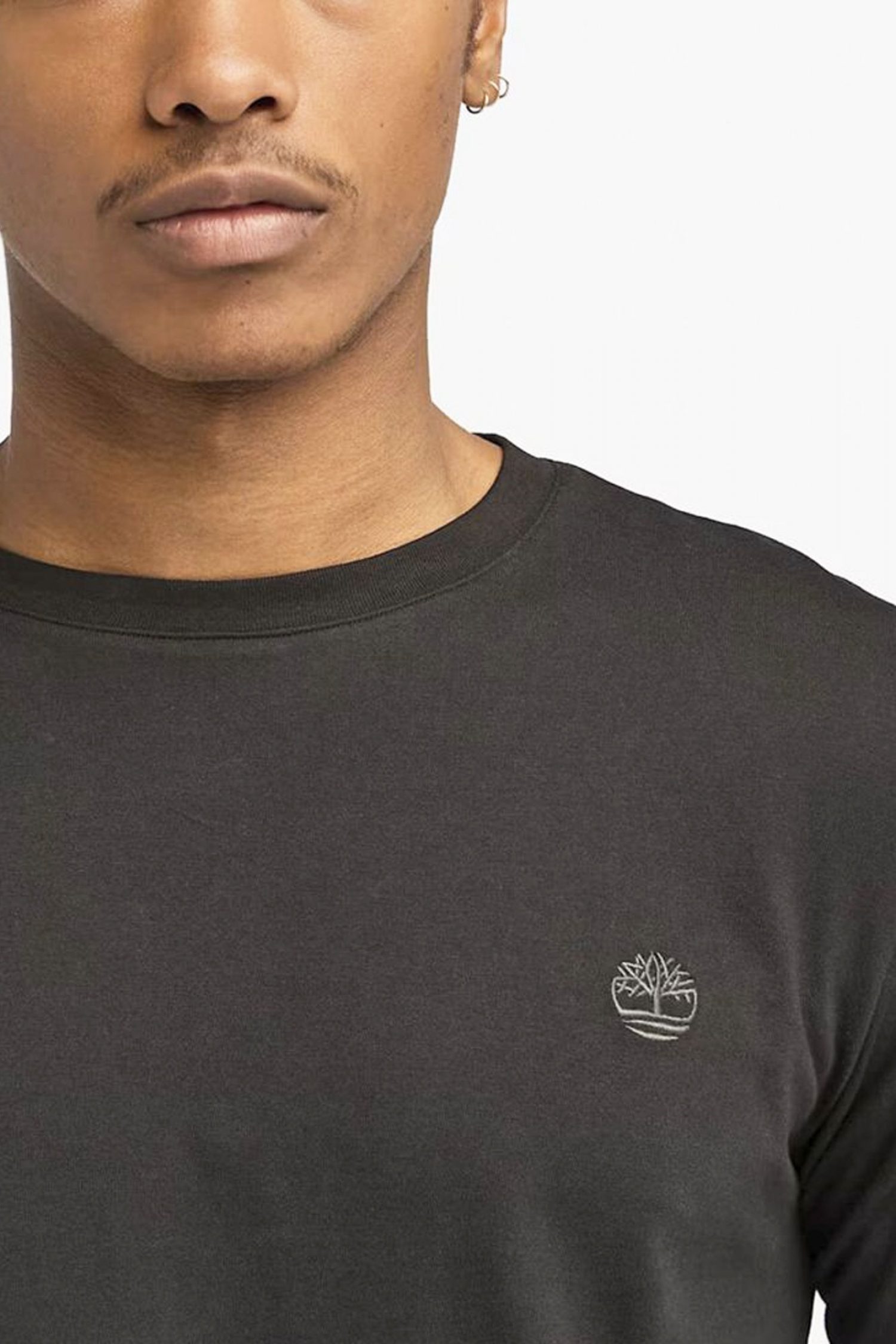 TIMBERLAND T-SHIRT SLIM FIT LOGO ΜΑΥΡΟ φωτογραφία