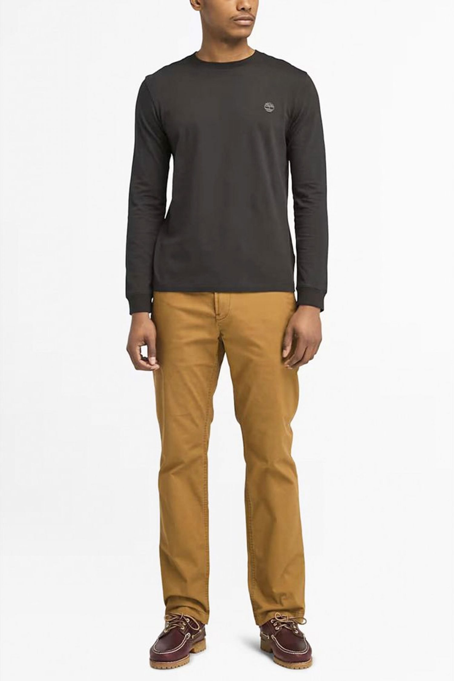 TIMBERLAND T-SHIRT SLIM FIT LOGO ΜΑΥΡΟ φωτογραφία