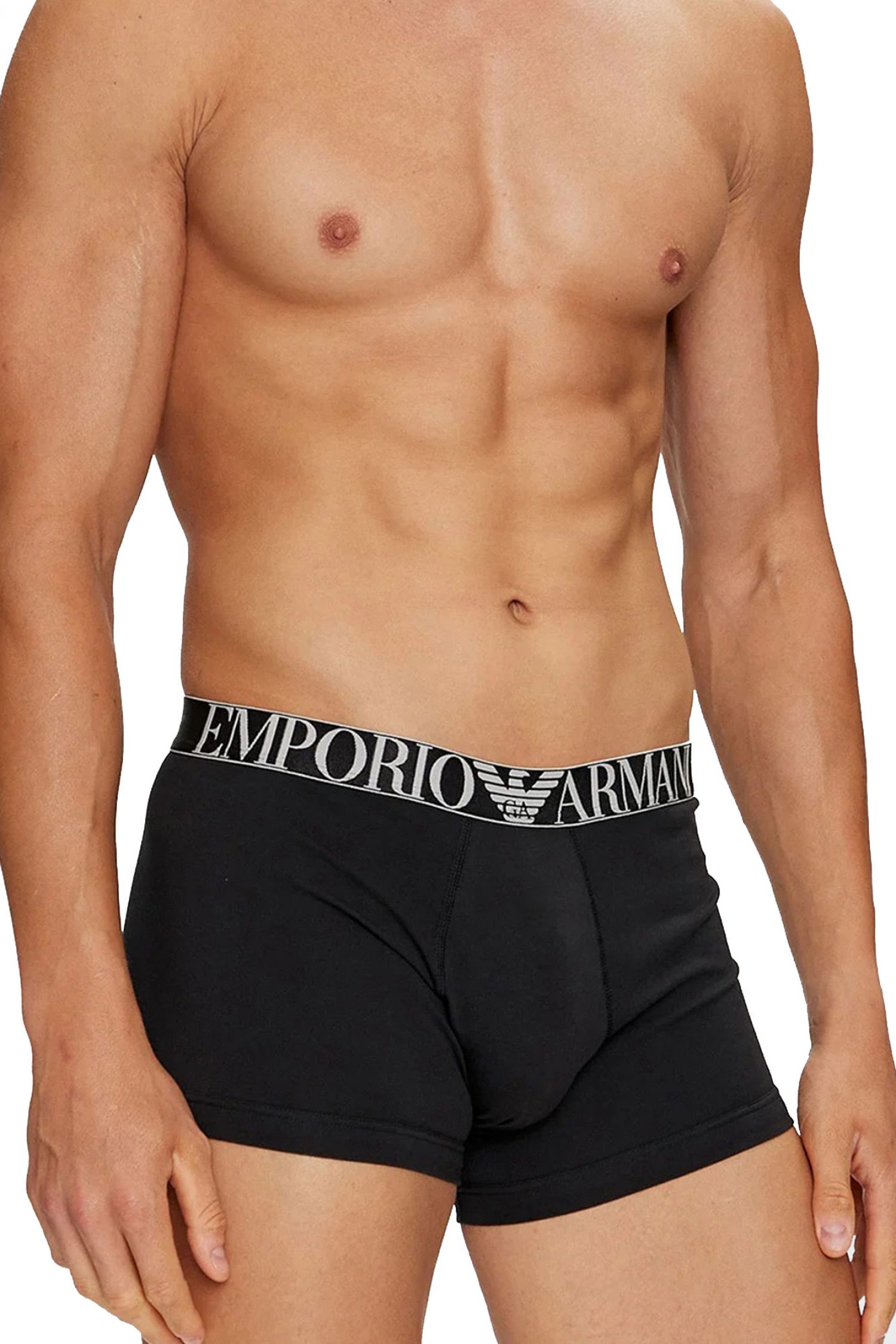 EMPORIO ARMANI ΕΣΩΡΟΥΧΑ 3PACK TRUNK COTTON STRETCH ΜΑΥΡΟ φωτογραφία