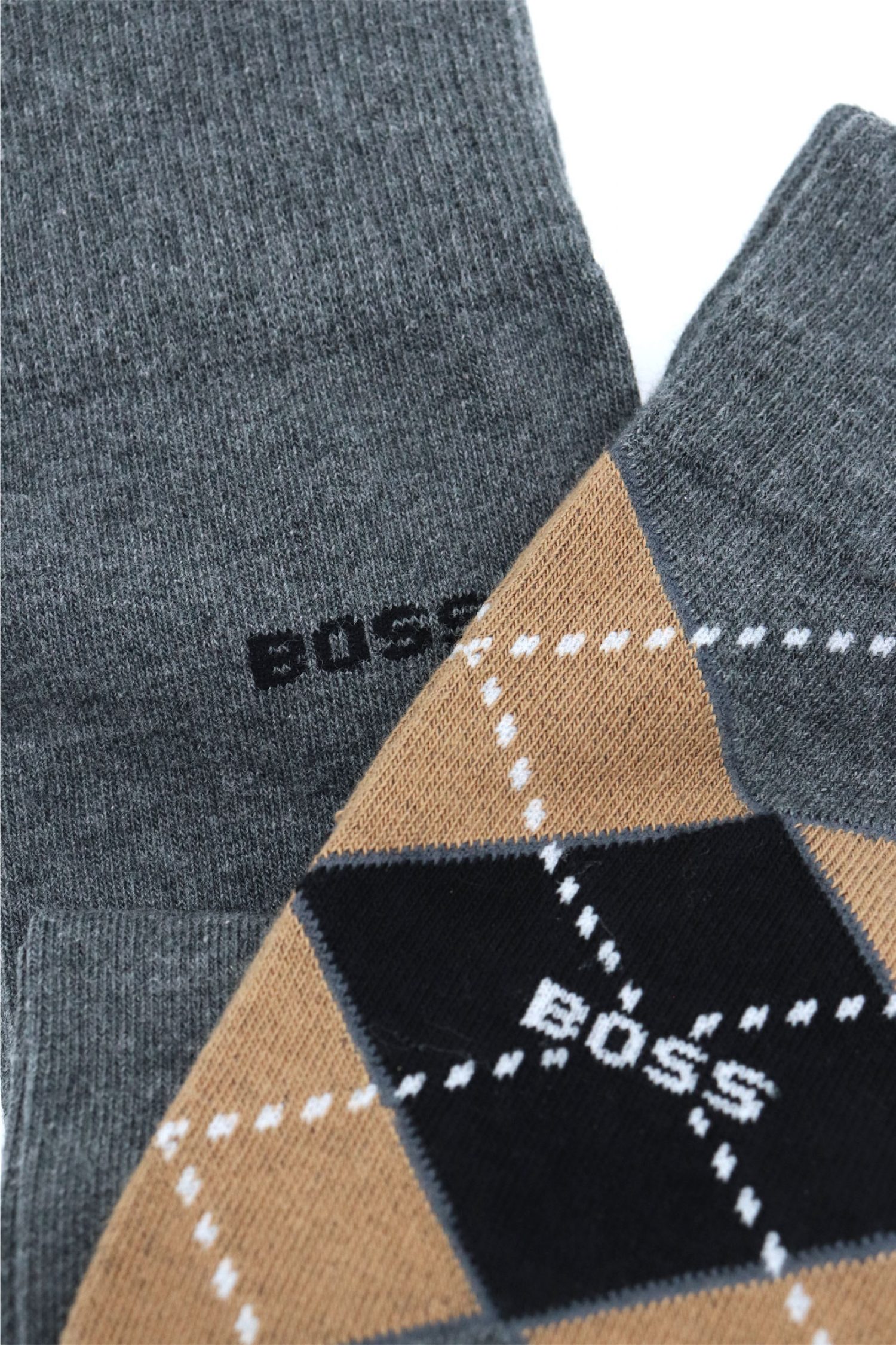 BOSS ΚΑΛΤΣΕΣ 2P RS ARGYLE CC ΓΚΡΙ φωτογραφία