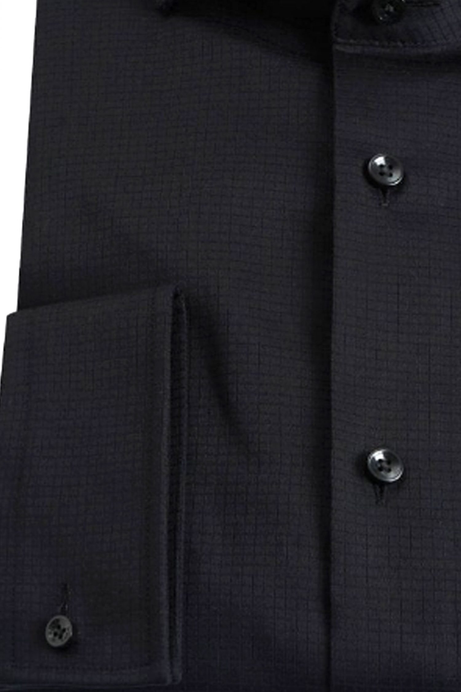 BOSS ΠΟΥΚΑΜΙΣΟ SLIM FIT ΜΑΝΙΚΕΤΟΚΟΥΜΠΟ H-Hank-Spread-CV-244 ΜΑΥΡΟ φωτογραφία