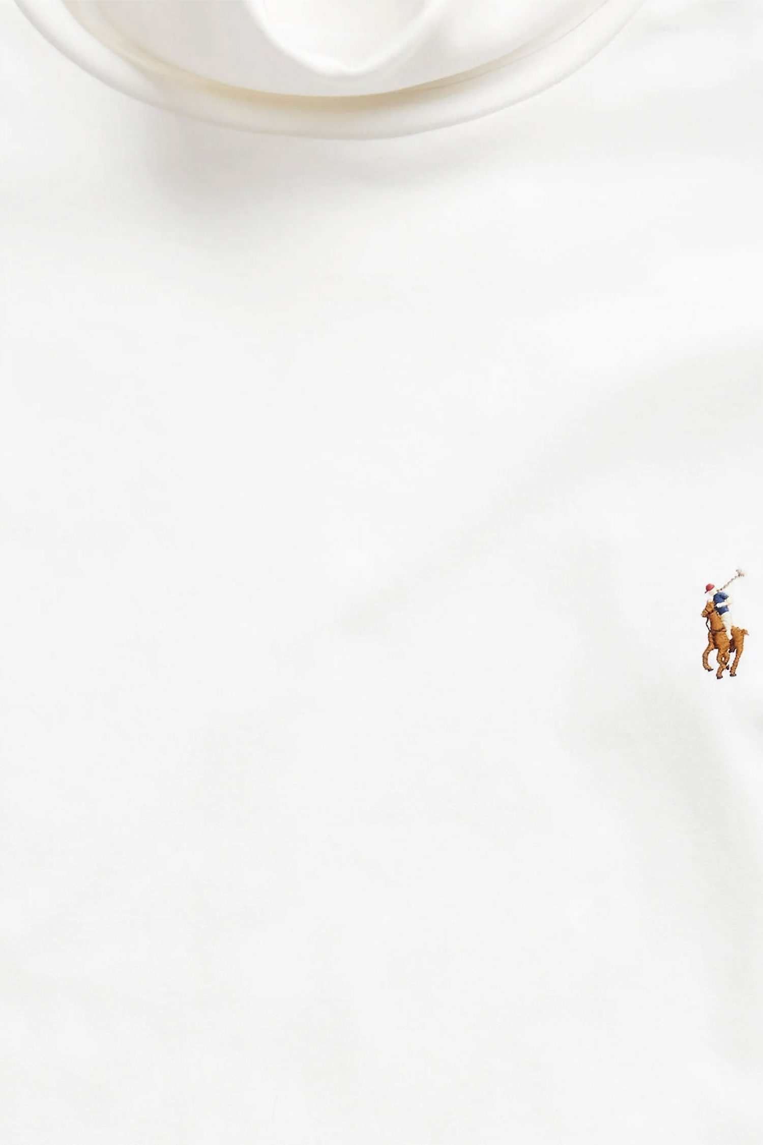 RALPH LAUREN T-SHIRT ROLLNECK LOGO ΥΠΟΛΕΥΚΟ φωτογραφία