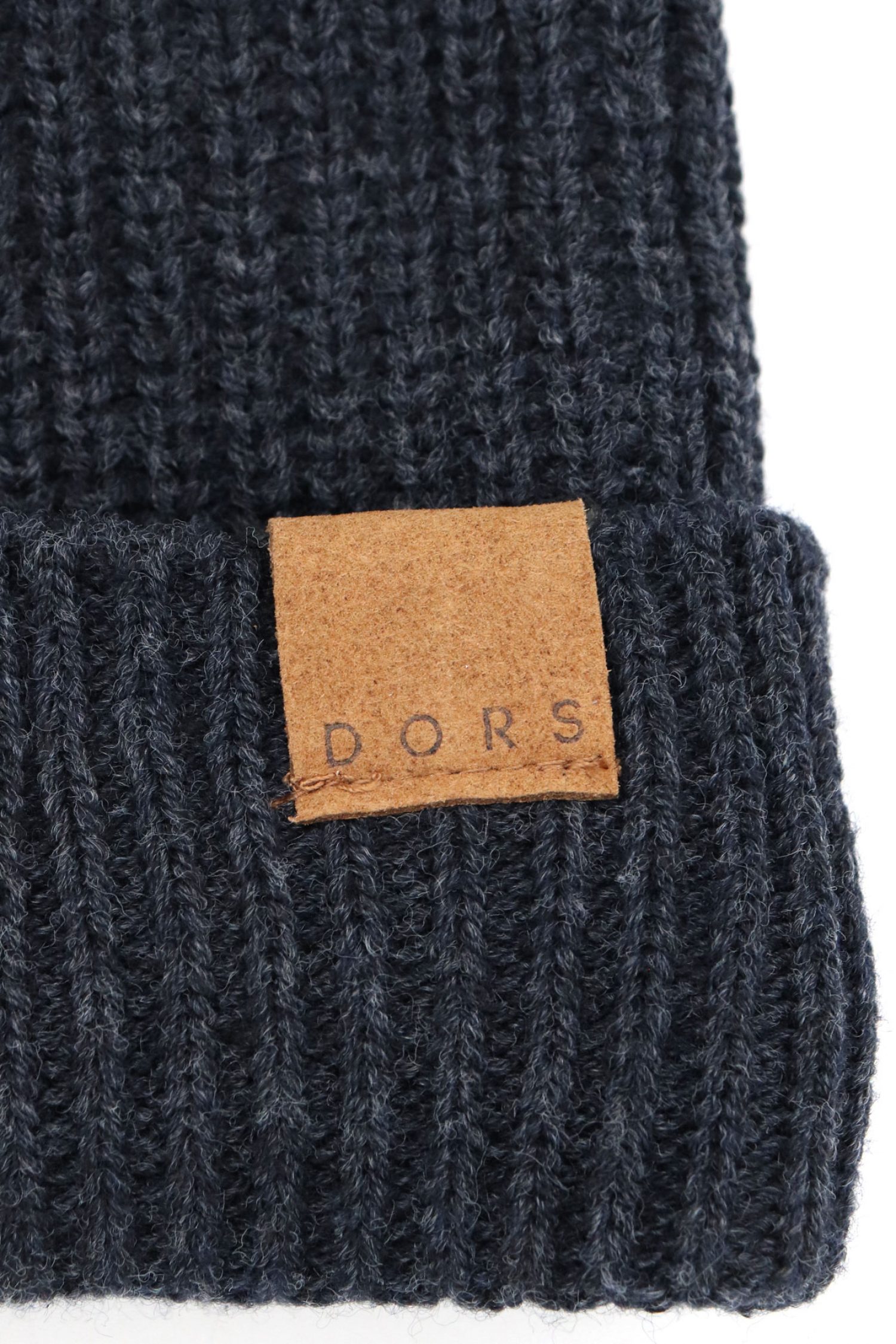 DORS ΣΚΟΥΦΟΣ ΠΛΕΚΤΟ LOGO ΣΚΟΥΡΟ ΜΠΛΕ φωτογραφία