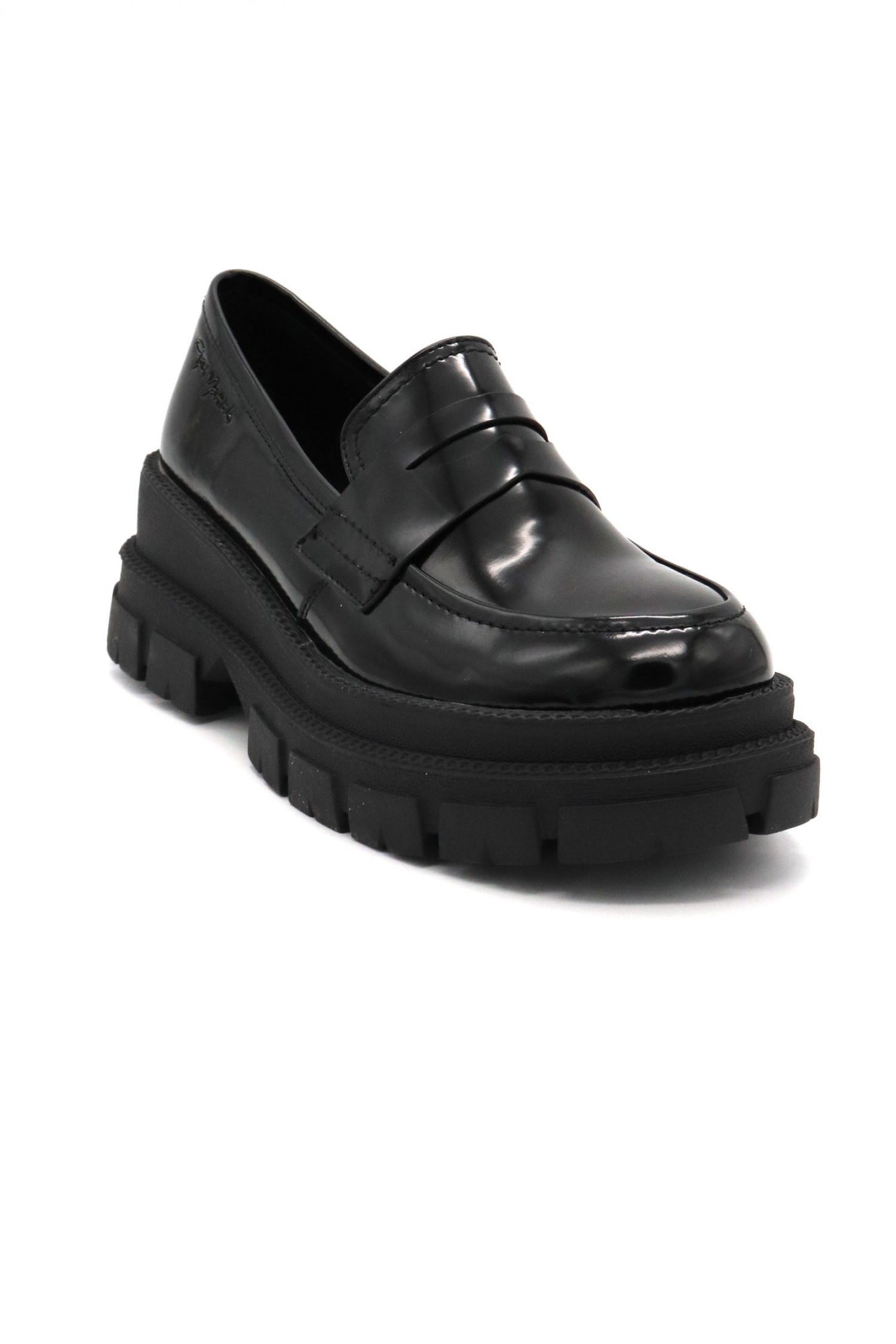 GAI MATTIOLO ΠΑΠΟΥΤΣΙΑ ΜΟΚΑΣΙΝΙΑ LOGO ΜΑΥΡΟ