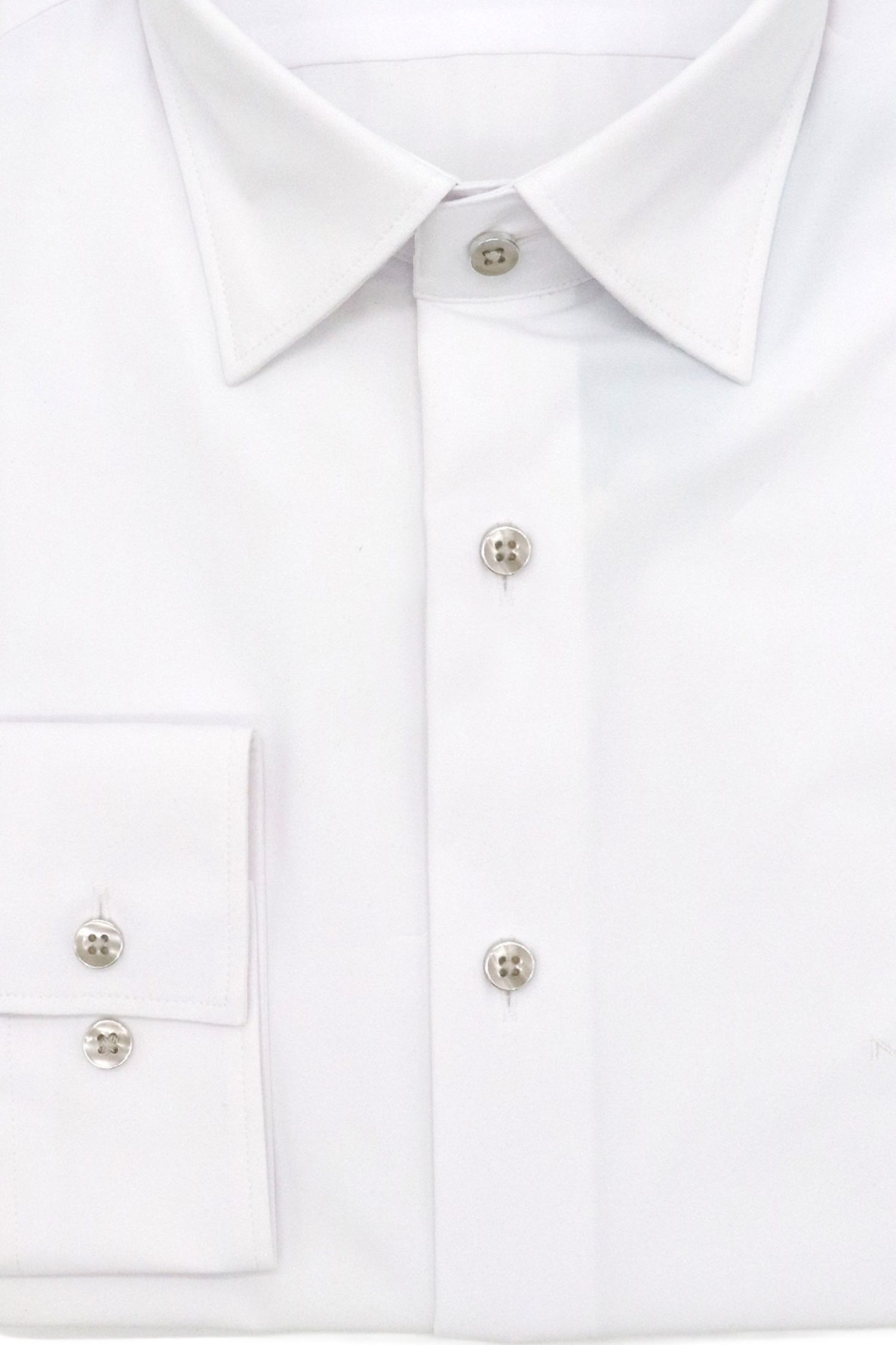 MICHAEL KORS ΠΟΥΚΑΜΙΣΟ SLIM FIT PERFORMANCE STRETCH ΛΕΥΚΟ φωτογραφία