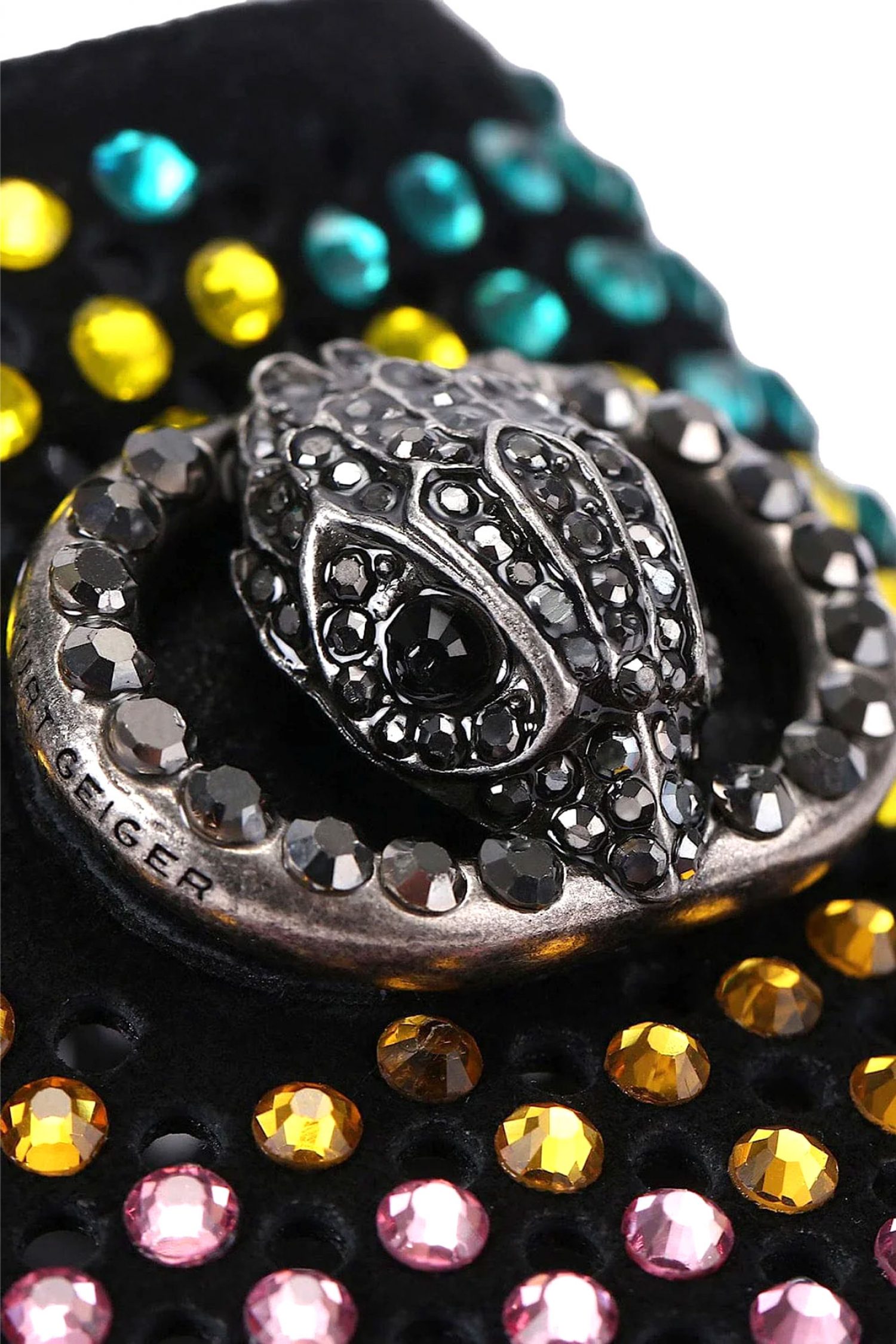 KURT GEIGER ΠΑΠΟΥΤΣΙΑ ΠΑΝΤΟΦΛΕΣ CHELSEA SLIDER ΣΟΥΕΤ ΣΤΡΑΣ LOGO ΠΟΛΥΧΡΩΜΟ φωτογραφία