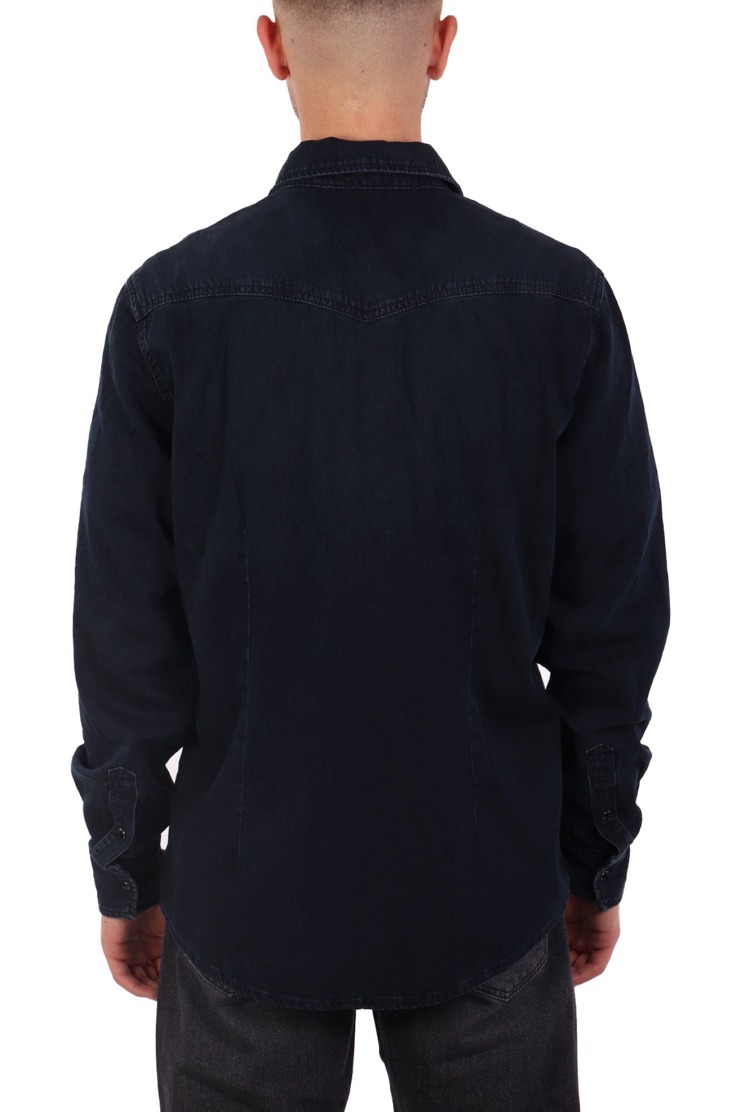 KARL LAGERFELD ΠΟΥΚΑΜΙΣΟ JEANS POCKETS ΜΠΛΕ φωτογραφία