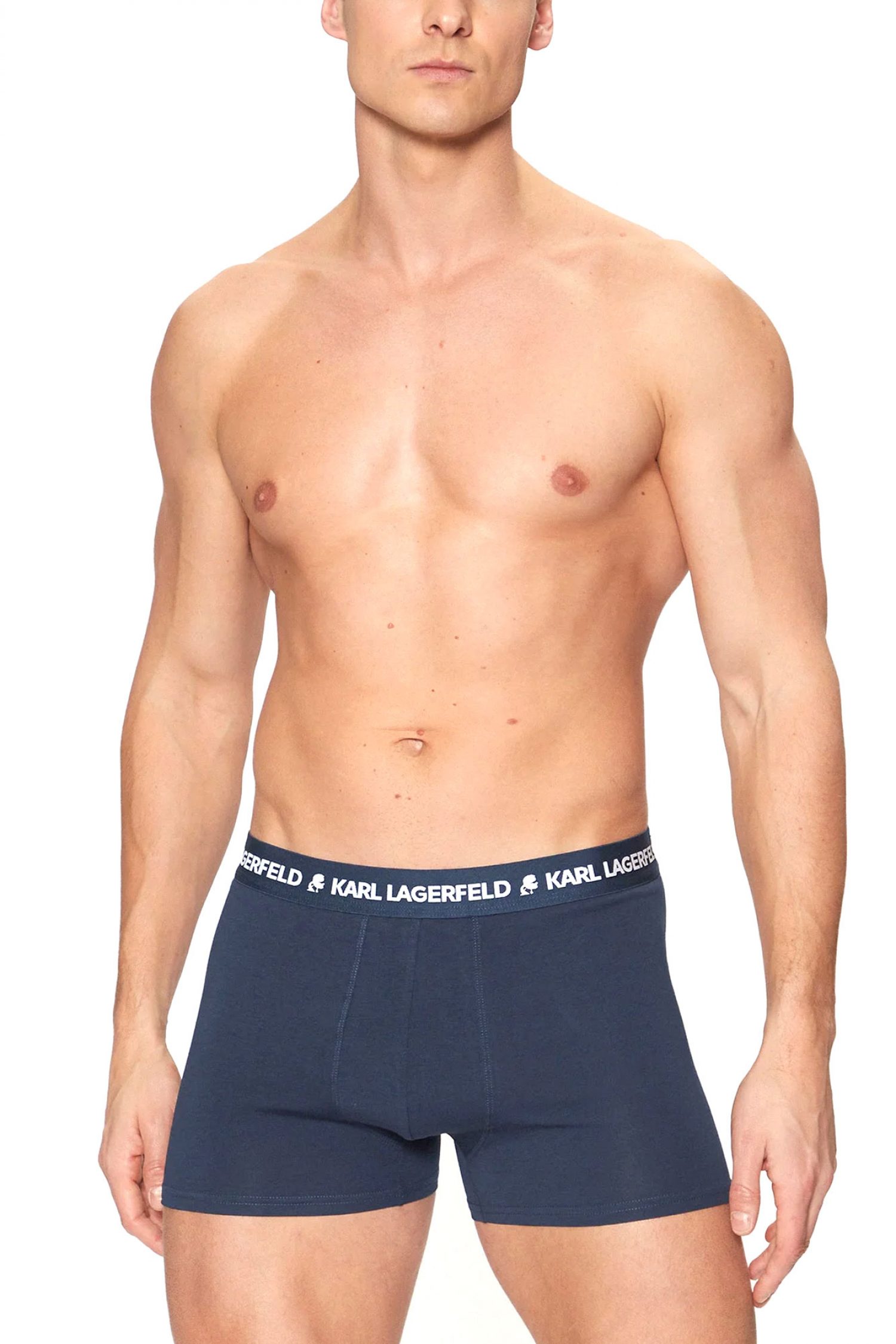 KARL LAGERFELD ΕΣΩΡΟΥΧΑ 3PACK TRUNK LOGO ΜΑΥΡΟ-ΛΕΥΚΟ-ΜΠΛΕ