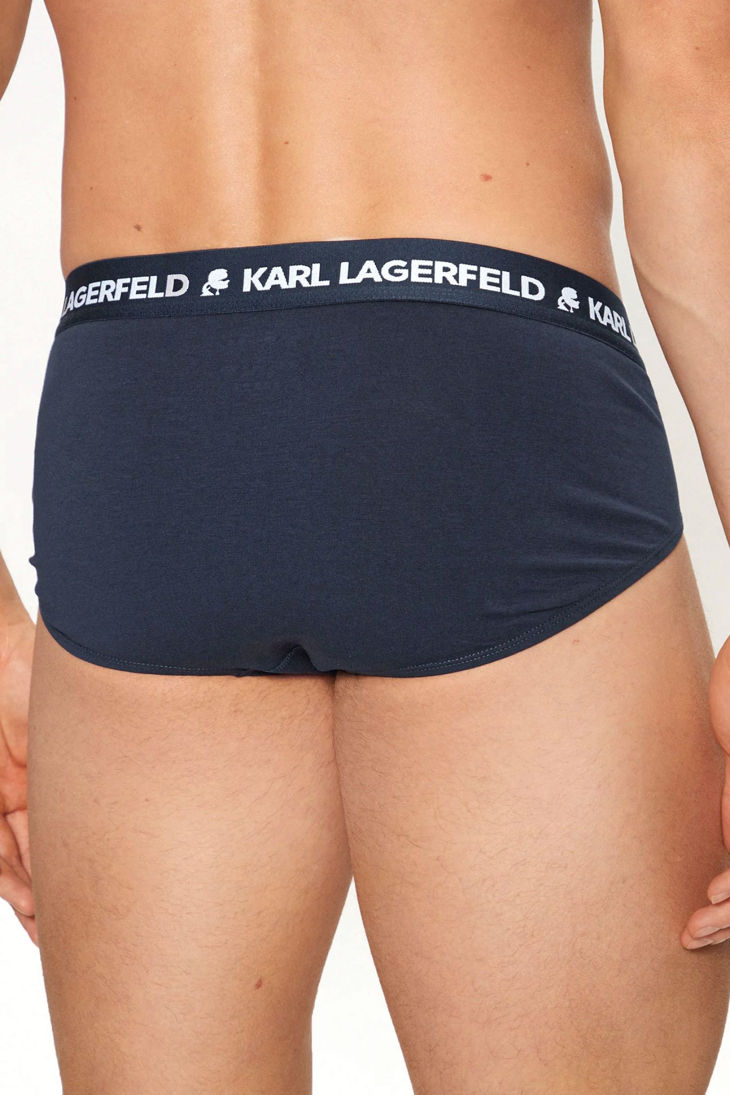 KARL LAGERFELD ΕΣΩΡΟΥΧΑ 3PACK BRIEF LOGO ΜΑΥΡΟ-ΛΕΥΚΟ-ΜΠΛΕ