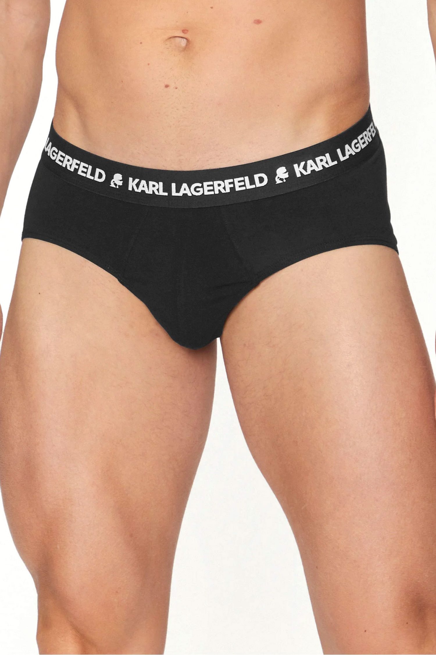 KARL LAGERFELD ΕΣΩΡΟΥΧΑ 3PACK BRIEF LOGO ΜΑΥΡΟ-ΛΕΥΚΟ-ΜΠΛΕ