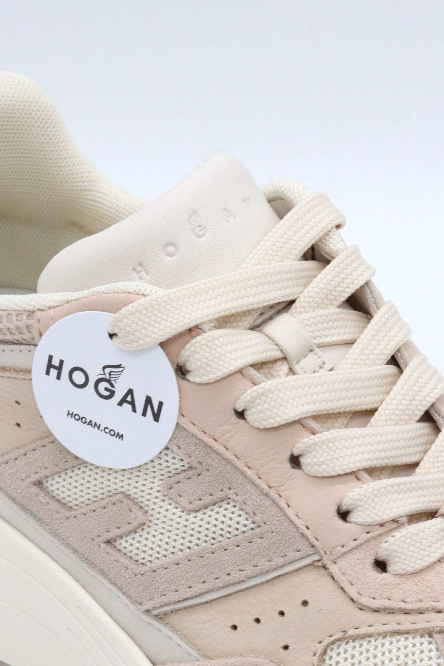 HOGAN ΠΑΠΟΥΤΣΙΑ SNEAKERS ALLACCIATO H ΔΕΡΜΑ ΜΠΕΖ φωτογραφία