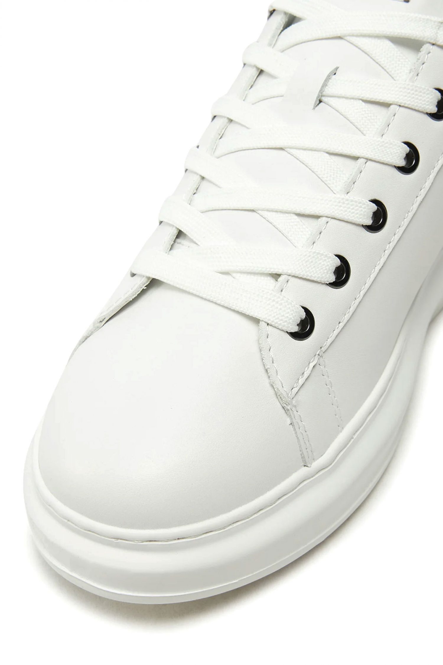 KARL LAGERFELD ΠΑΠΟΥΤΣΙΑ SNEAKERS KAPRI MENS MAISON KARL LACE ΛΕΥΚΟ φωτογραφία