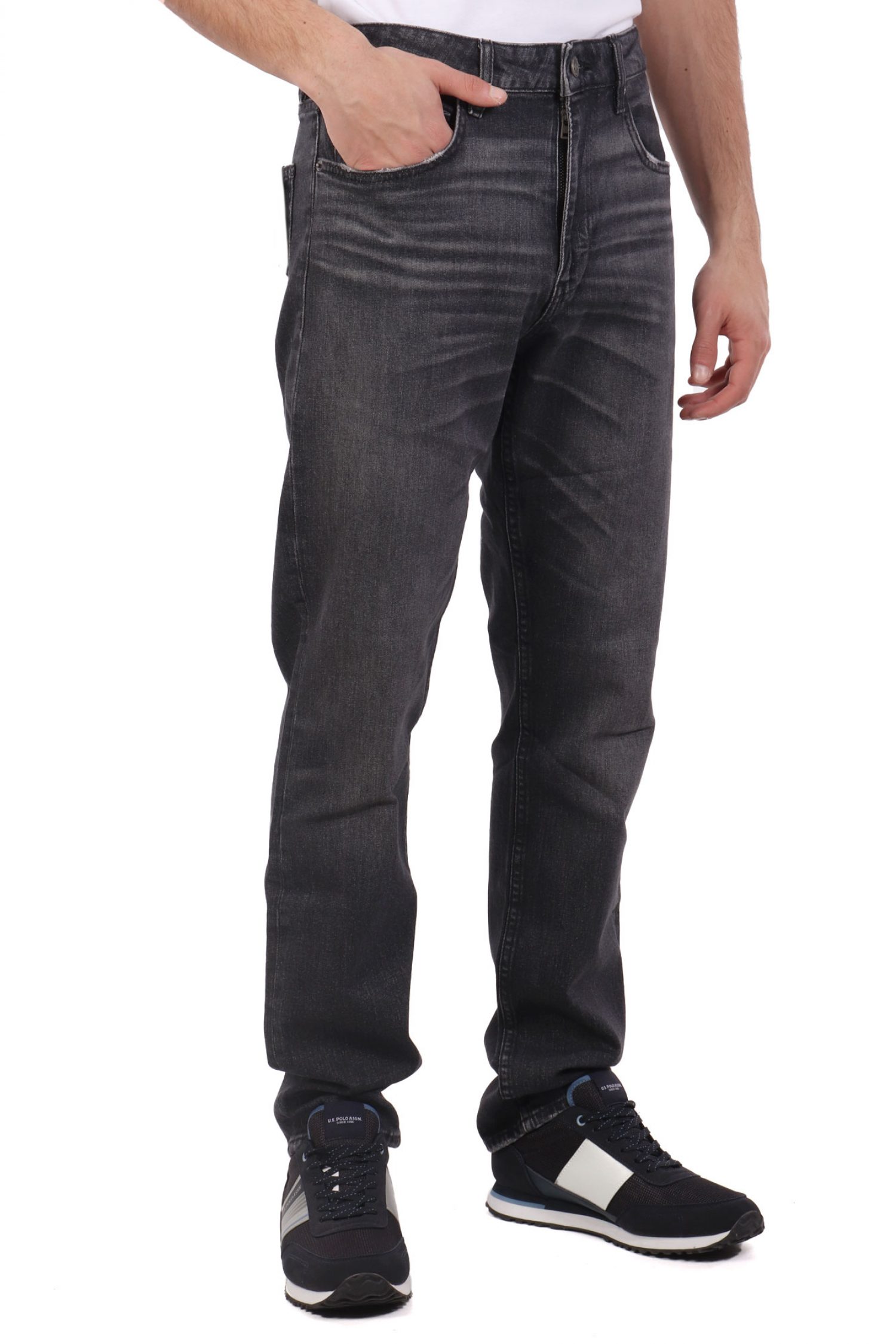 GUESS JEANS ΠΑΝΤΕΛΟΝΙ JEANS G14 SLIM FIT ΜΑΥΡΟ