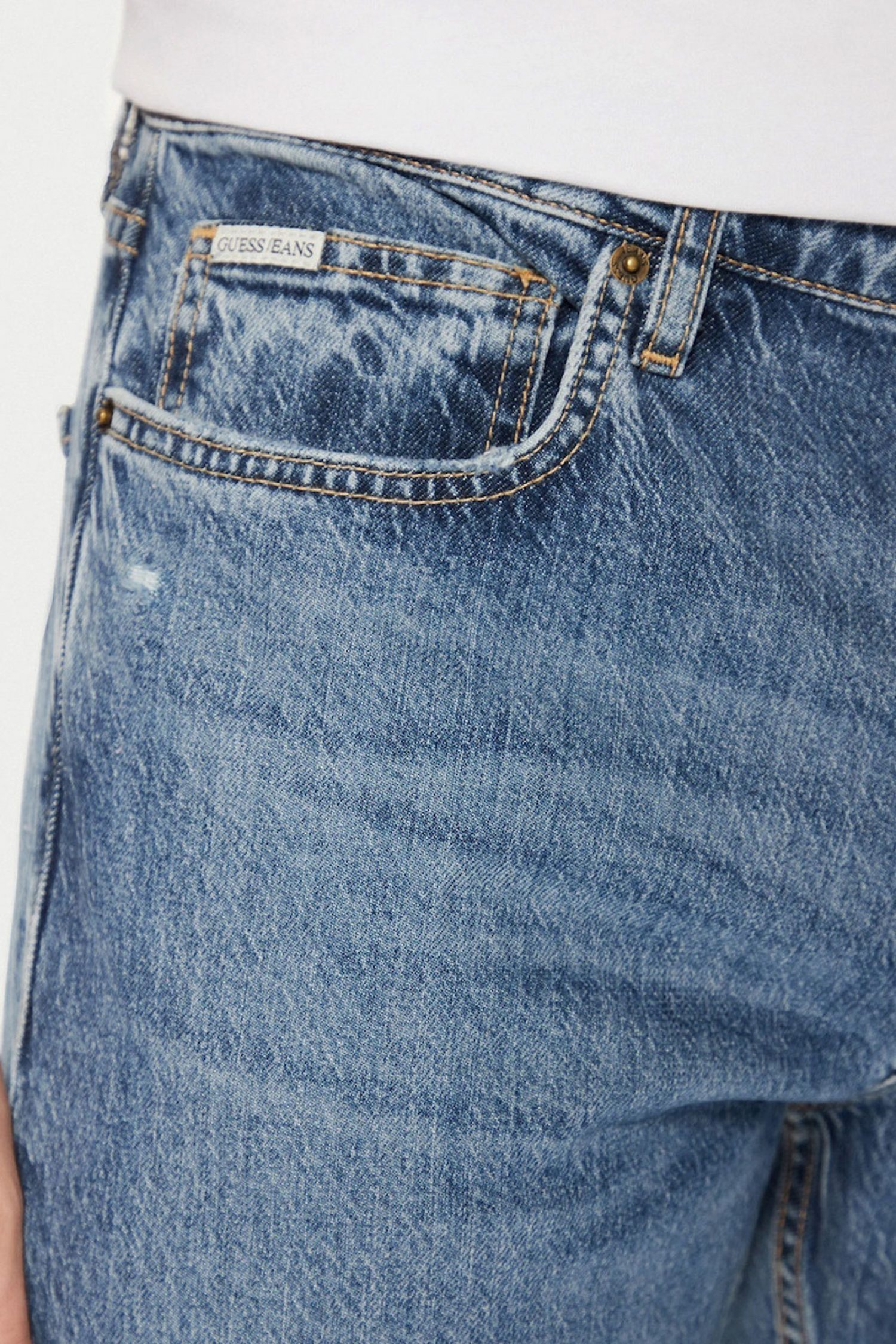 GUESS JEANS ΠΑΝΤΕΛΟΝΙ JEANS G14 SLIM FIT ΜΠΛΕ φωτογραφία