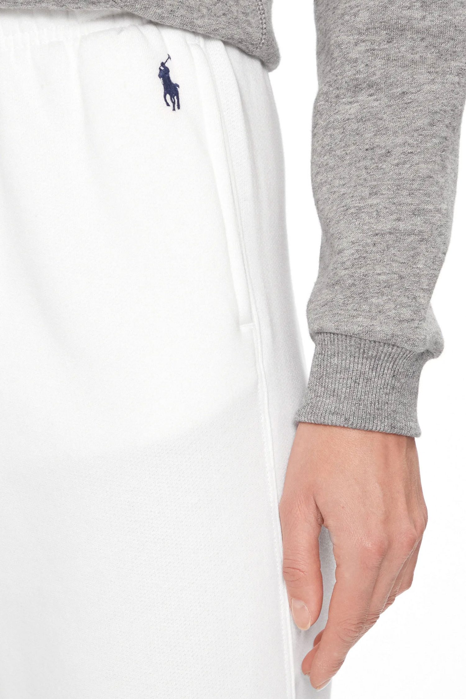 RALPH LAUREN ΠΑΝΤΕΛΟΝΙ ΦΟΡΜΑ JOGGER LOGO ΛΕΥΚΟ φωτογραφία