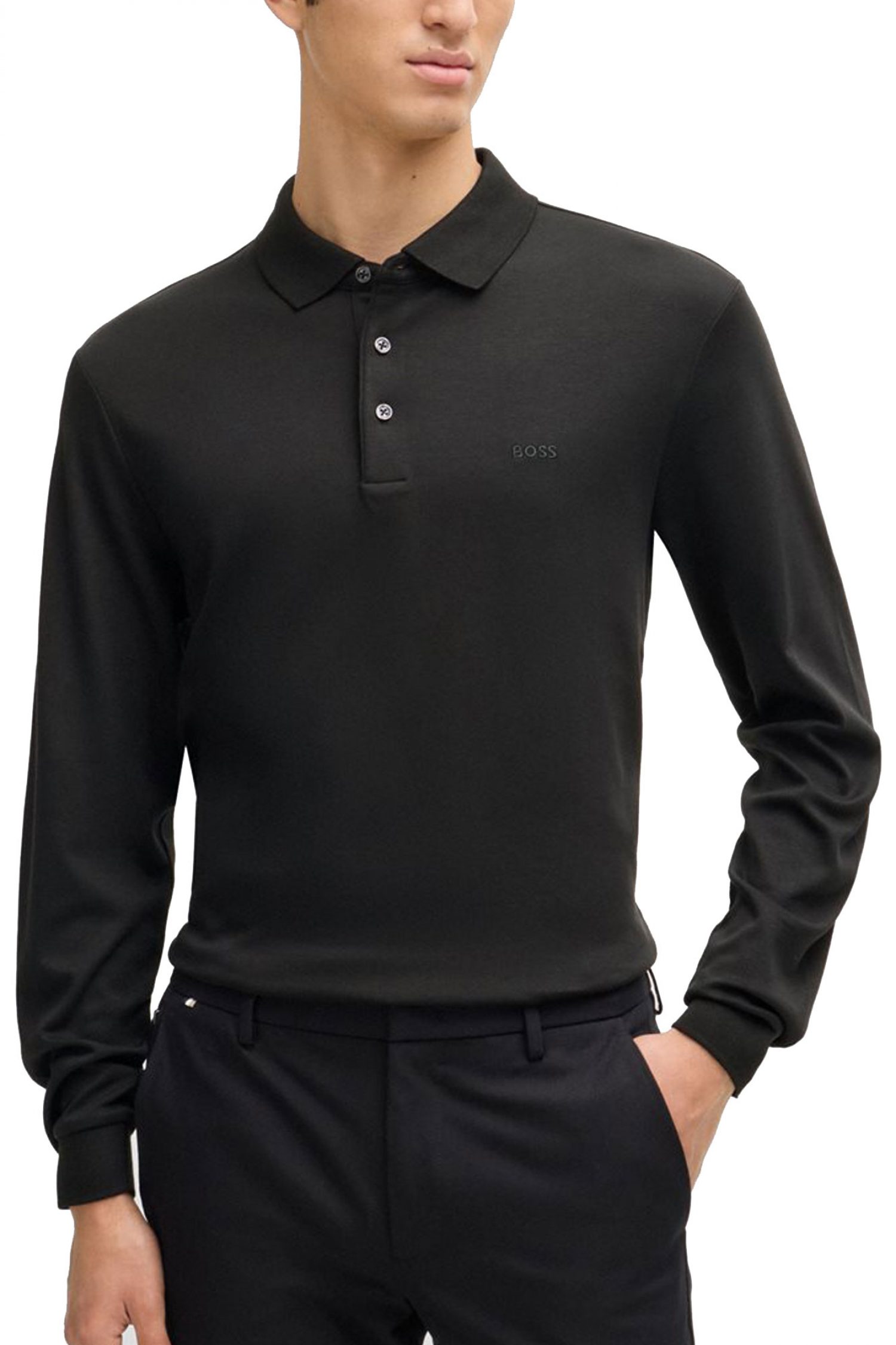 BOSS POLO PADO 30 ΜΑΥΡΟ φωτογραφία