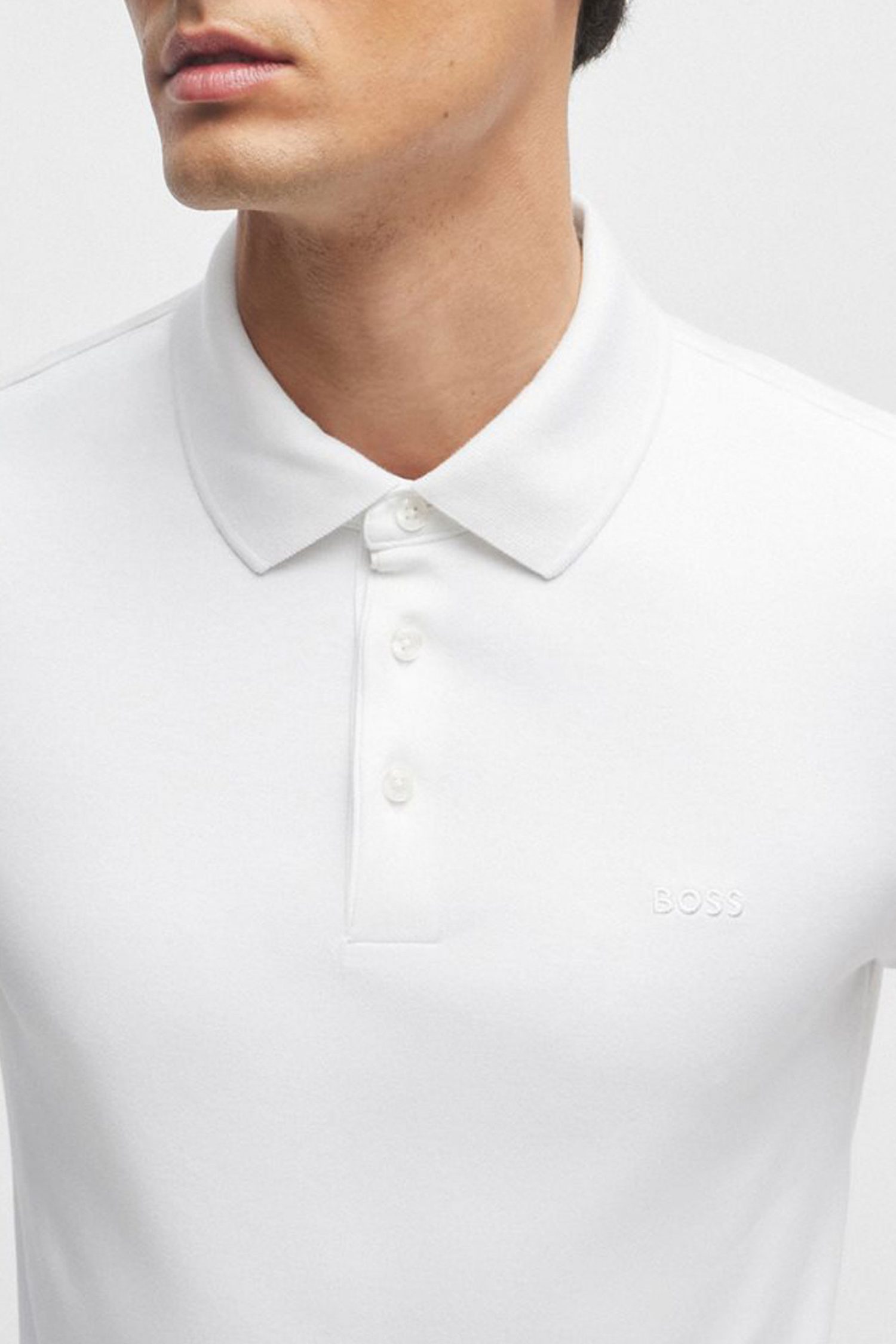 BOSS POLO PADO 30 ΛΕΥΚΟ φωτογραφία