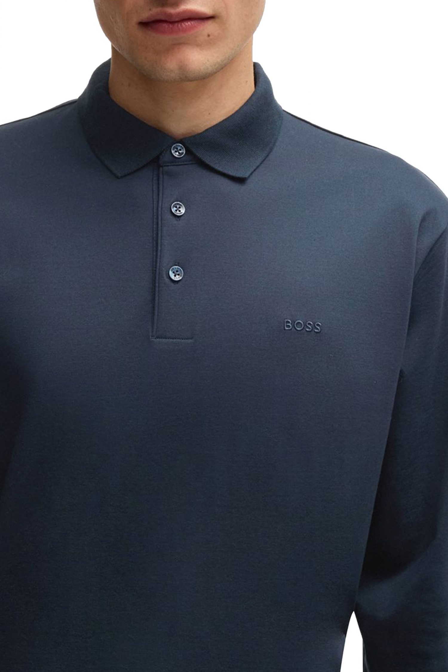 BOSS POLO PADO 30 ΜΠΛΕ φωτογραφία