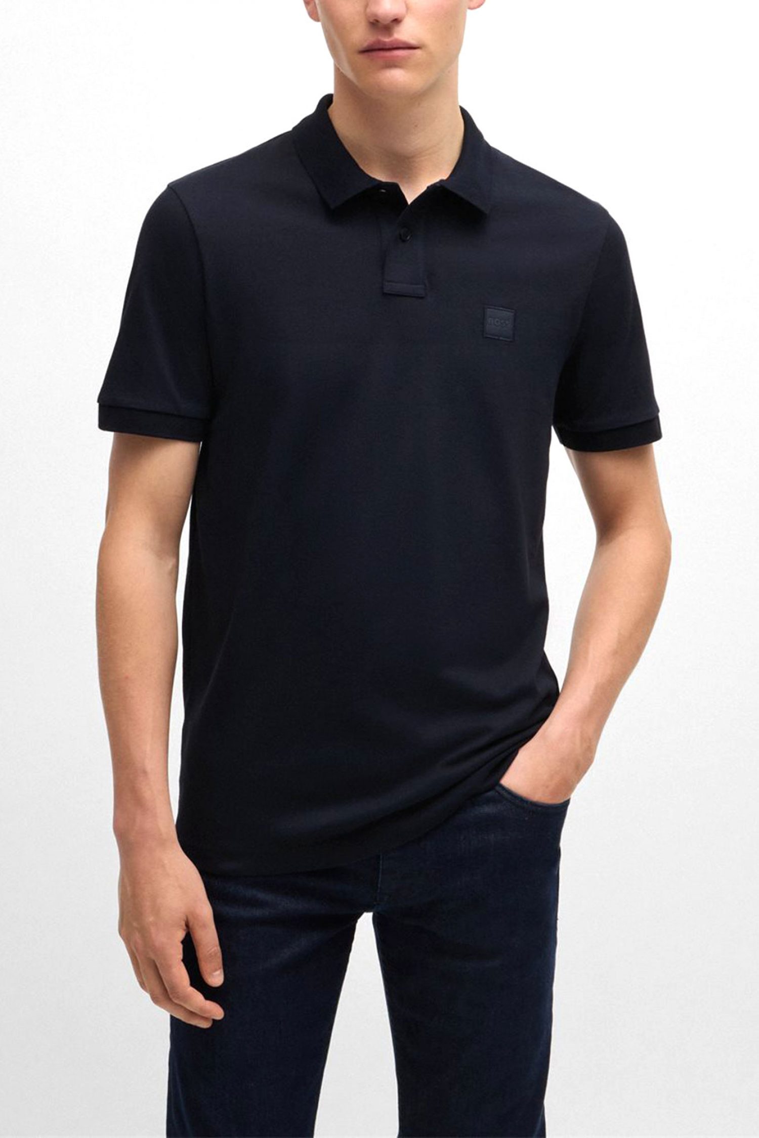 Πόλο με κοντά μανίκια BOSS Passenger