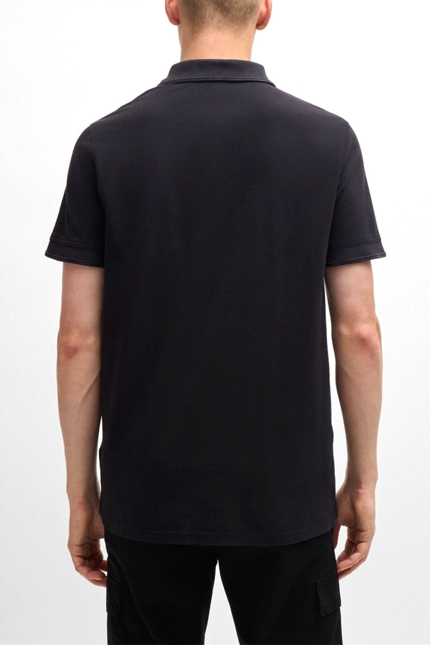 BOSS CASUAL POLO REGULAR FIT PRIME ΜΑΥΡΟ φωτογραφία