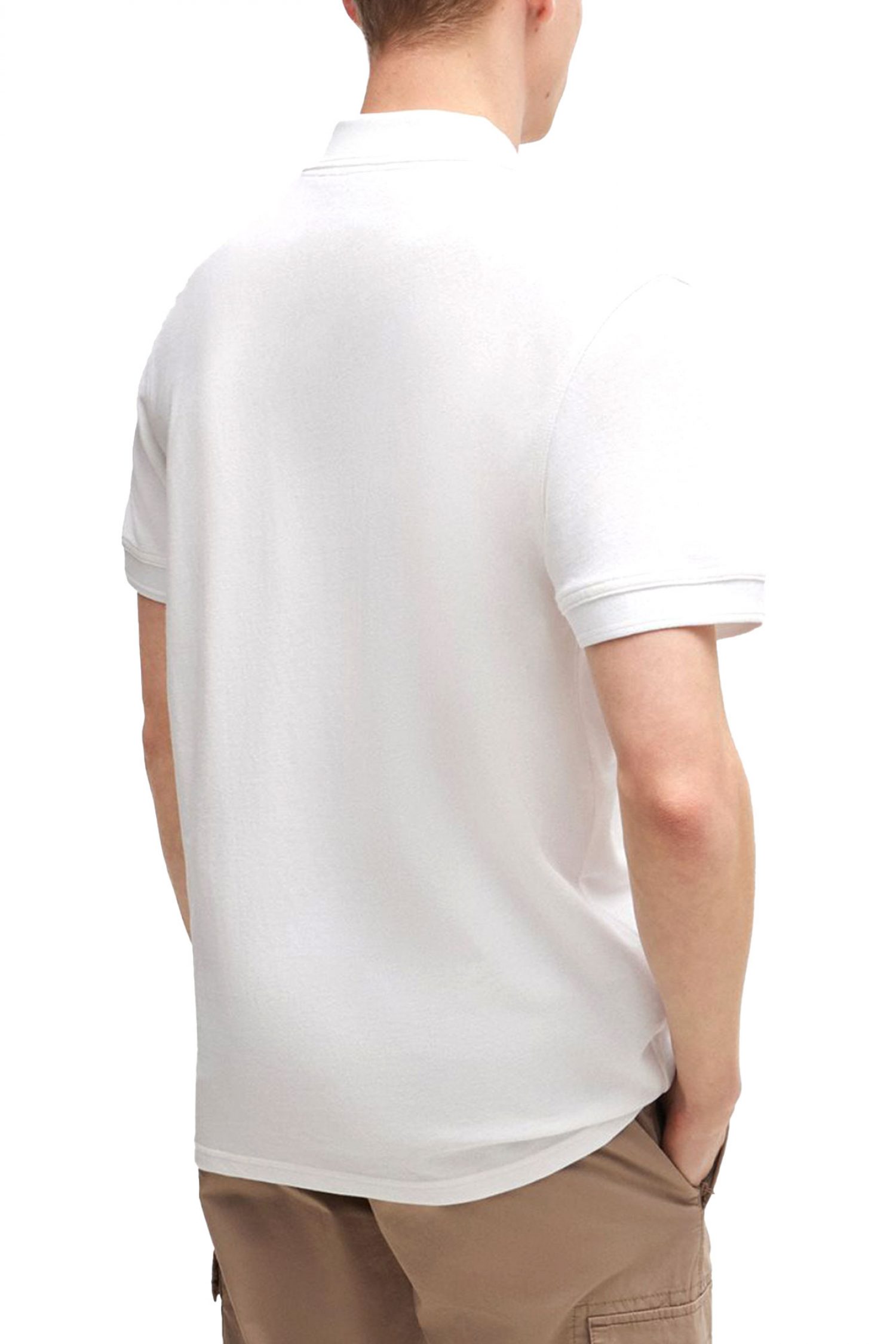 BOSS CASUAL POLO REGULAR FIT PRIME ΛΕΥΚΟ φωτογραφία