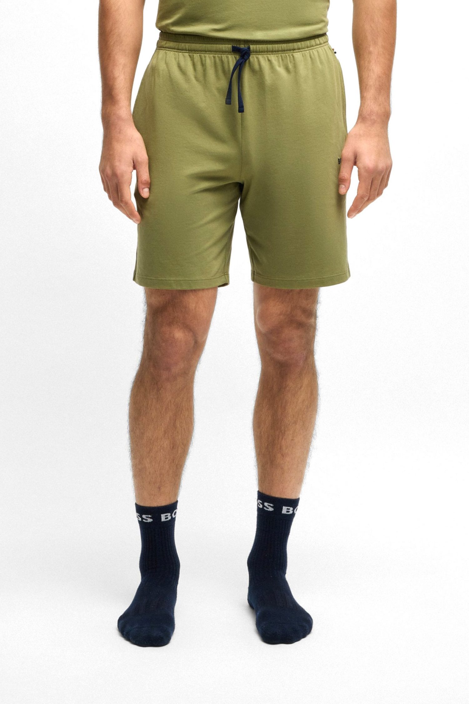 BOSS HOMEWEAR ΒΕΡΜΟΥΔΑ MIX&MATCH SHORT CW ΧΑΚΙ