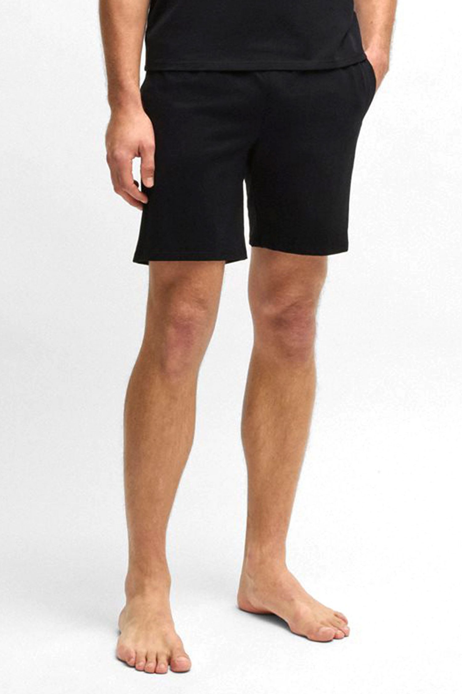 BOSS HOMEWEAR ΒΕΡΜΟΥΔΑ UNIQUE SHORTS CW ΜΑΥΡΟ