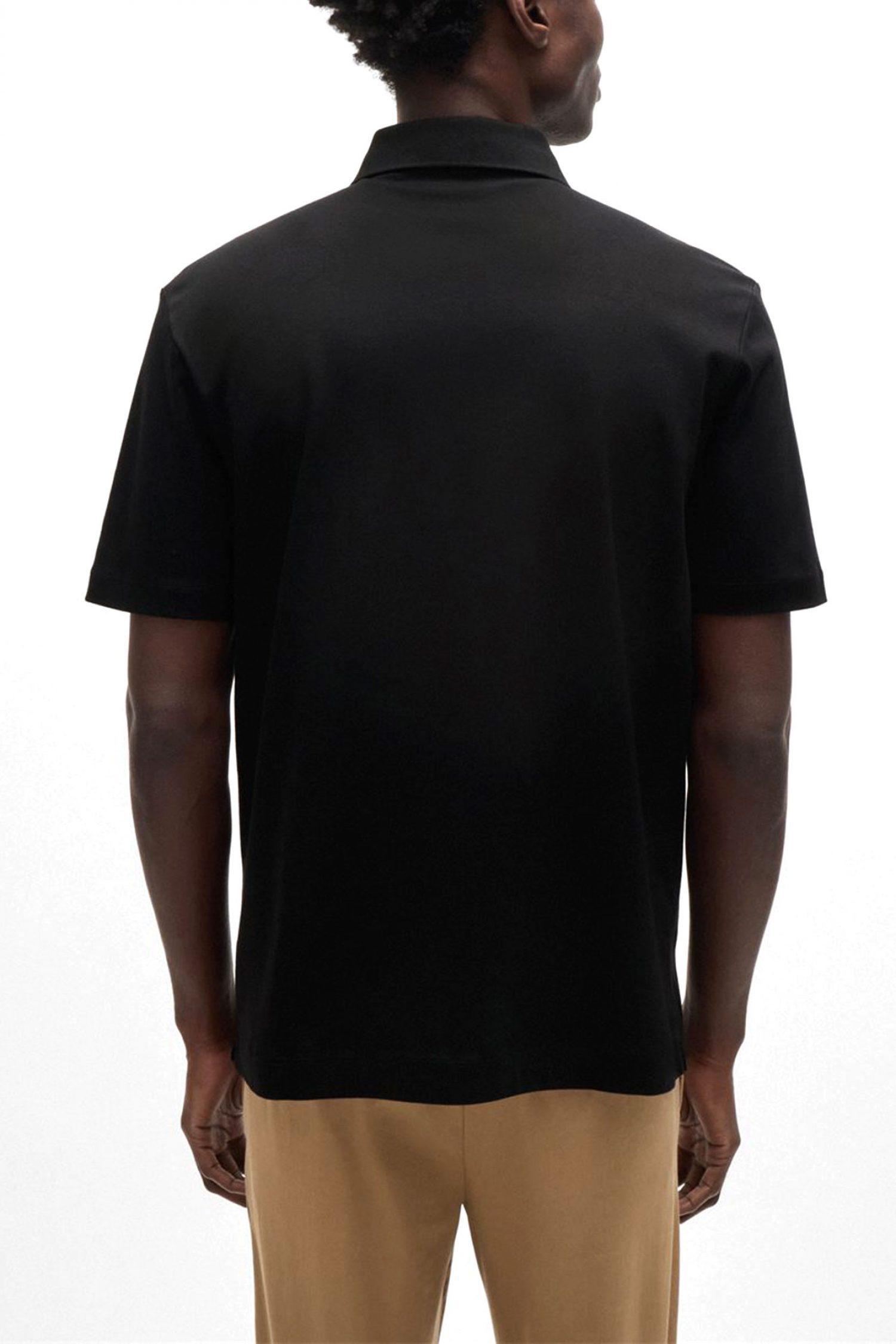 BOSS POLO REGULAR FIT C-PARRIS 01 ΜΑΥΡΟ φωτογραφία