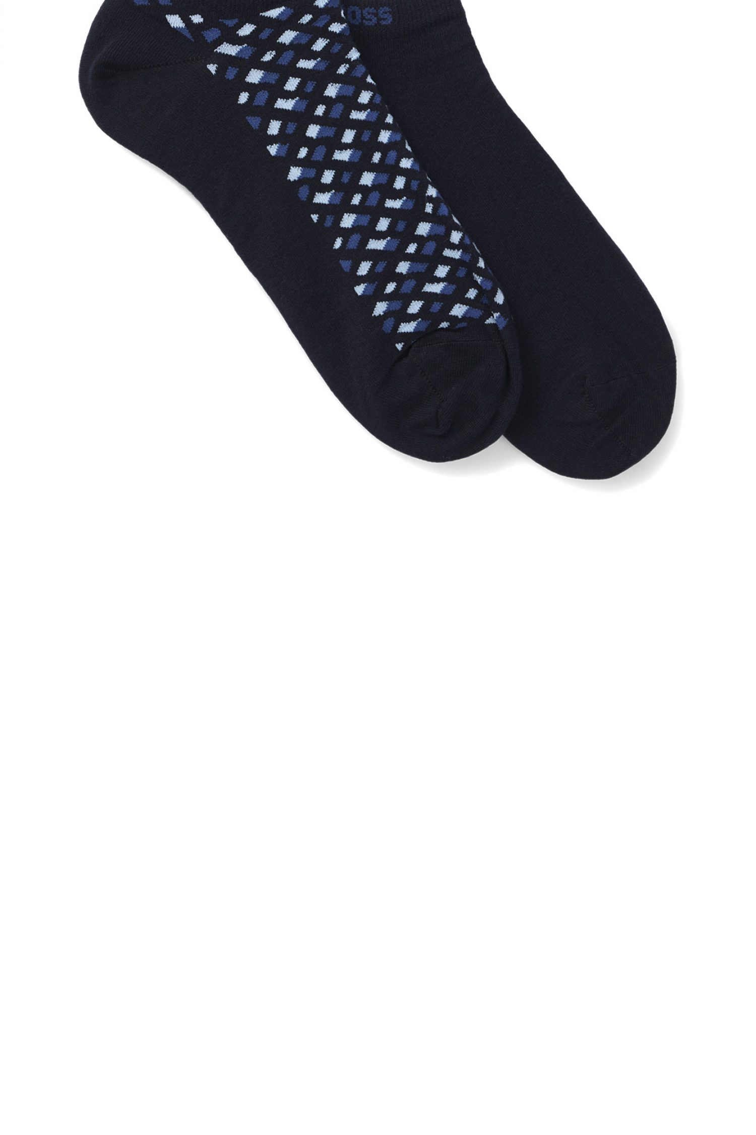 BOSS ΚΑΛΤΣΕΣ 2P AS MONOGRAM CC ΜΠΛΕ