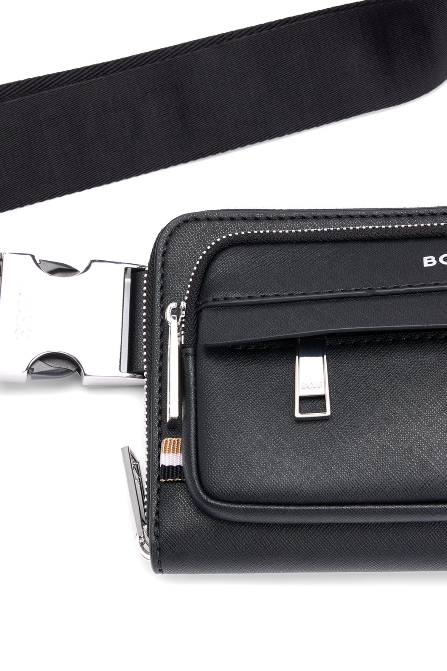 BOSS ΤΣΑΝΤΑΚΙ ΜΕΣΗΣ ZAIR_CROSSOVER ΜΑΥΡΟ φωτογραφία