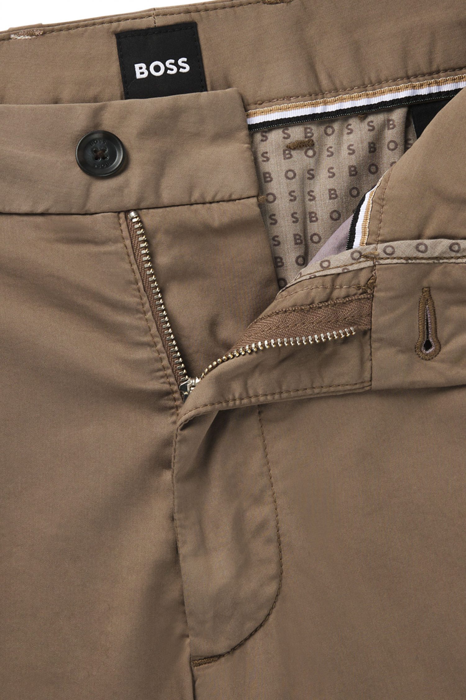 BOSS ΠΑΝΤΕΛΟΝΙ CHINO SLIM FIT H-KAITON ΠΟΥΡΟ ΚΑΦΕ φωτογραφία