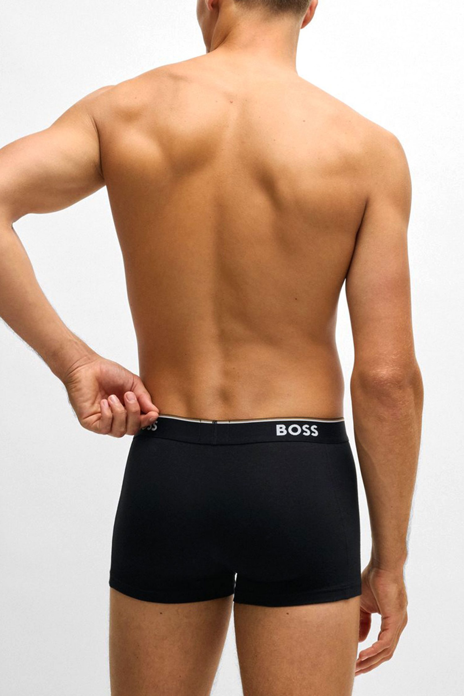 BOSS ΕΣΩΡΟΥΧΟ 3P TRUNK POWER DESIG ΜΑΥΡΟ-ΜΠΕΖ