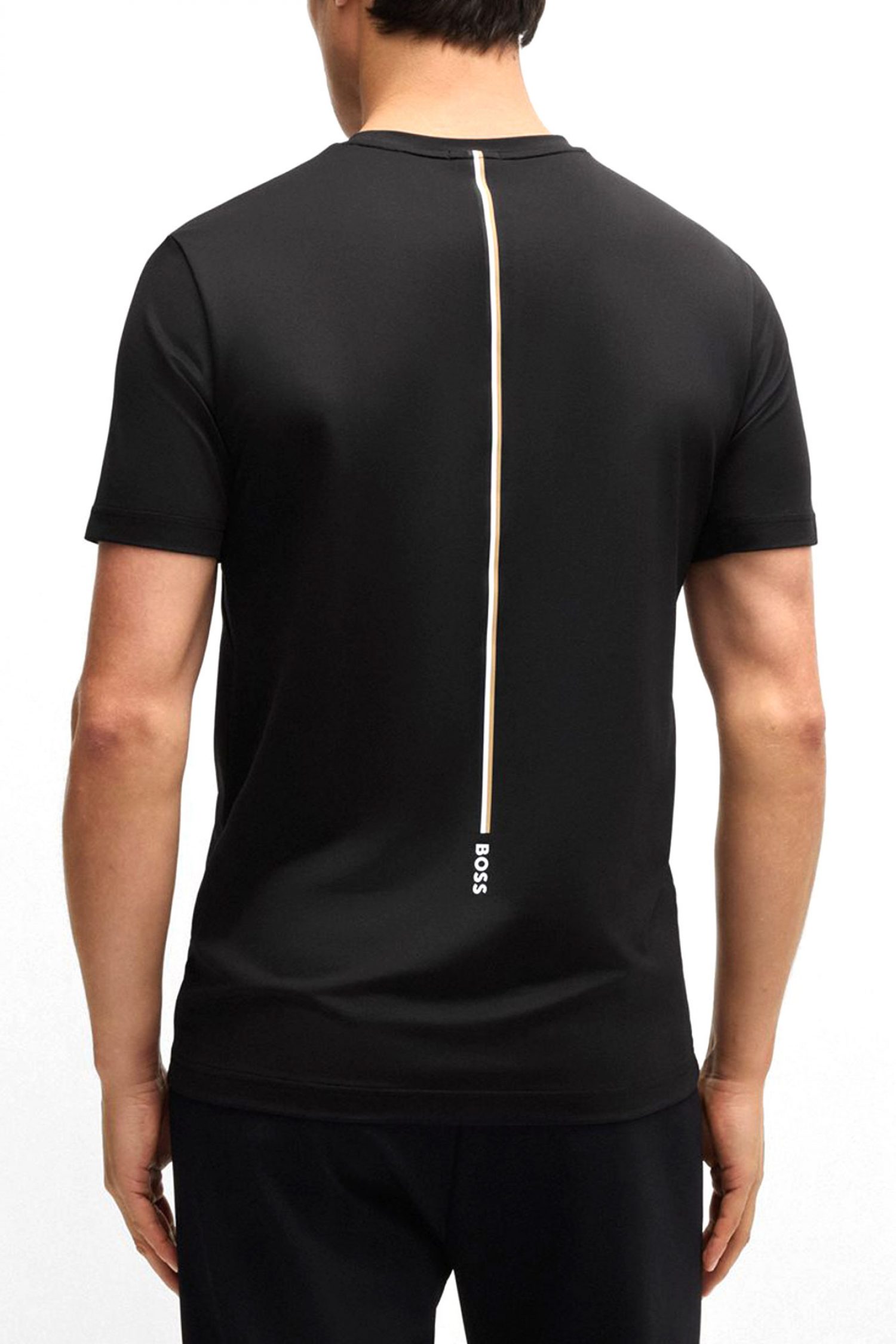 BOSS ATHLEISURE T-SHIRT TEE MB ΜΑΥΡΟ